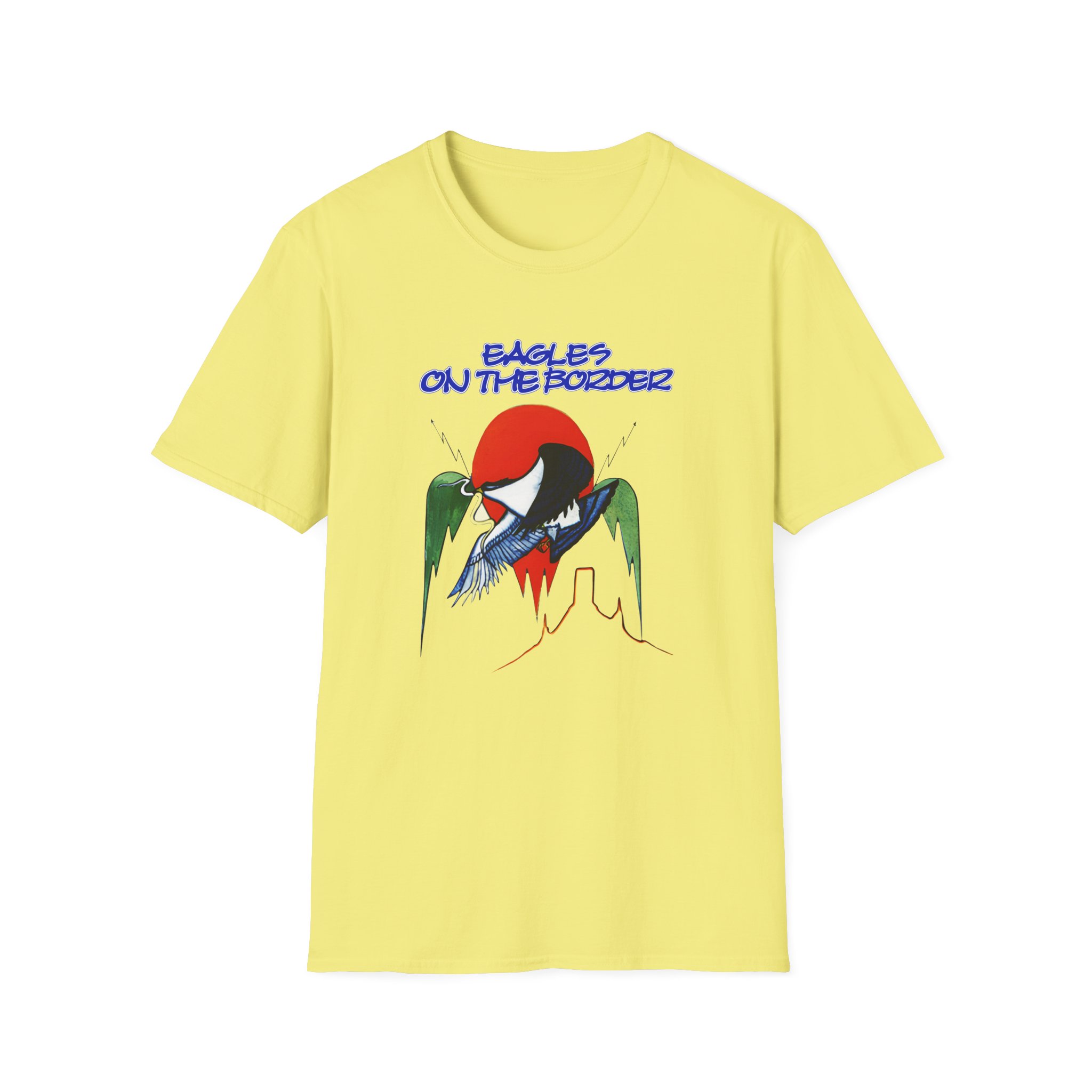 The Eagles on the Border Unisex Softstyle T-Shirt - Image 11