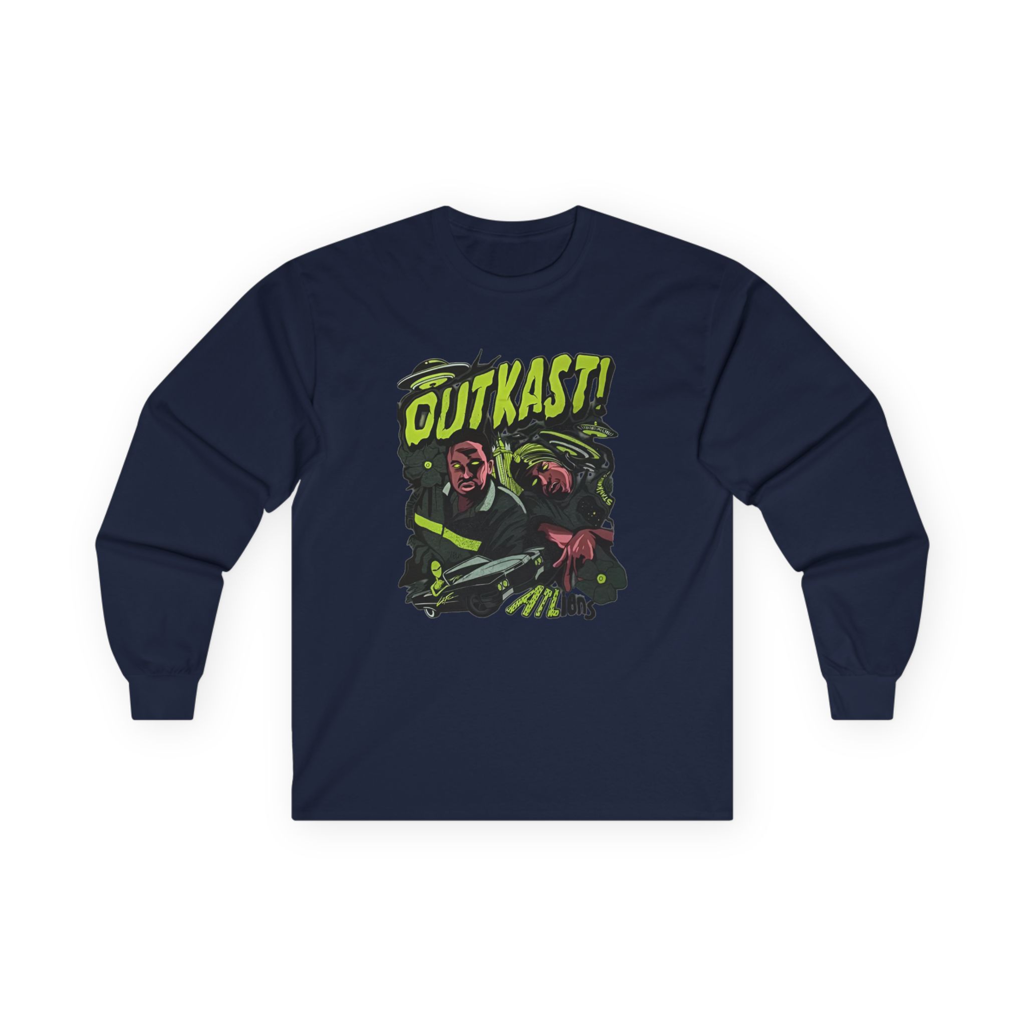 Outkast ATLiens Unisex Ultra Cotton Long Sleeve Tee - Image 11