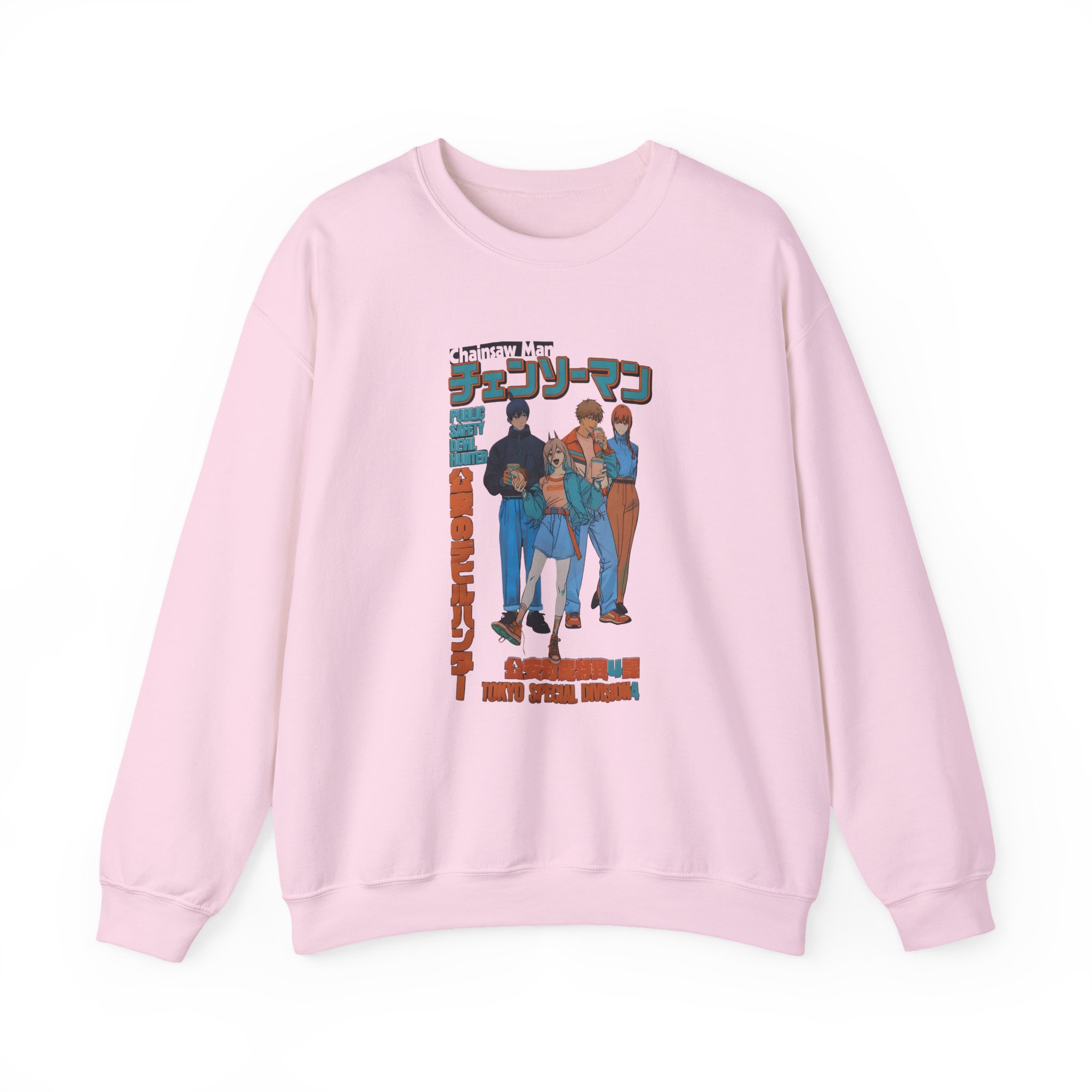 Chainsaw Man Group Unisex Heavy Blend™ Crewneck Sweatshirt - Image 9