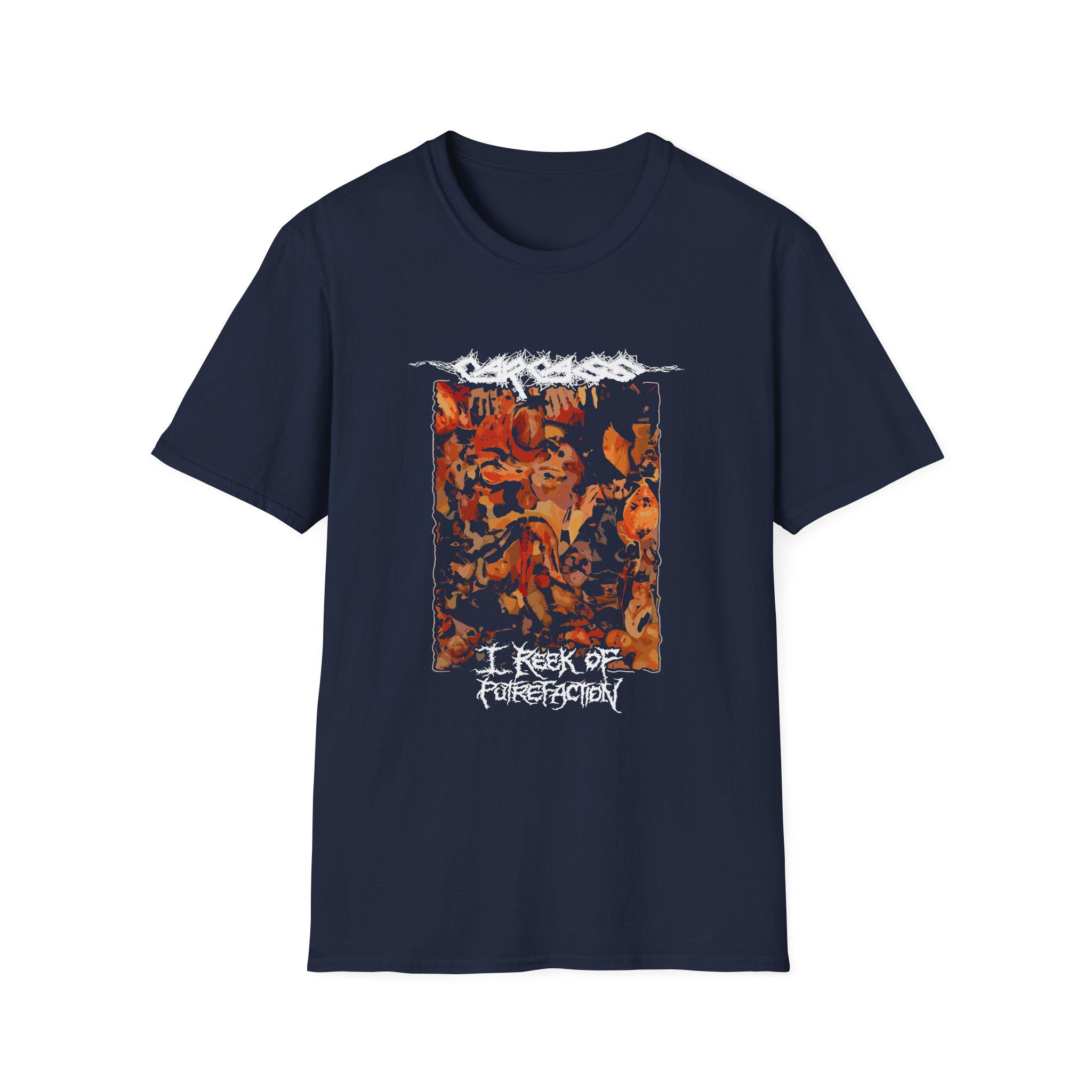 Carcass Rotting Reek Unisex Softstyle T-Shirt - Image 5