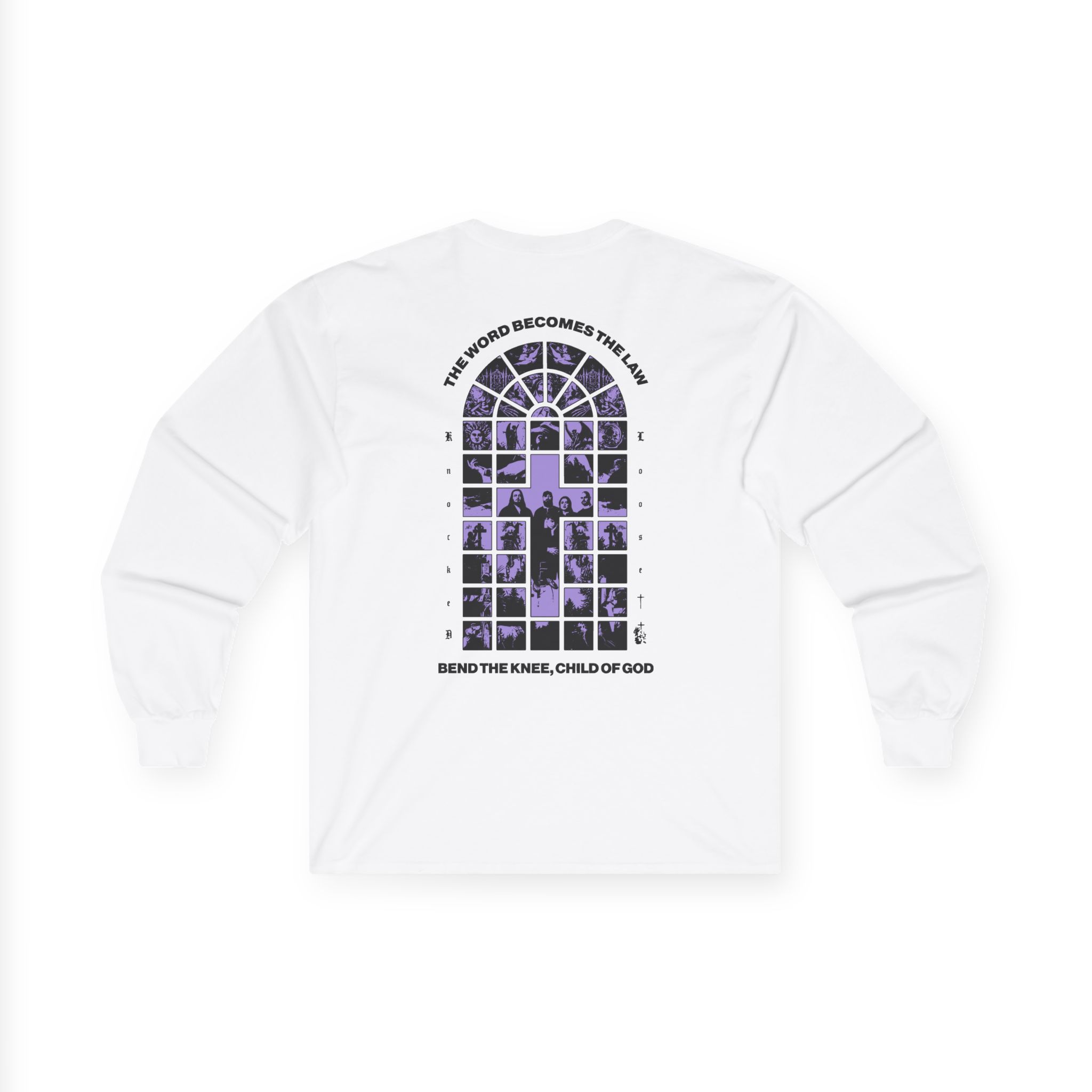 Knocked Loose Purple Cross Unisex Ultra Cotton Long Sleeve Tee - Image 2