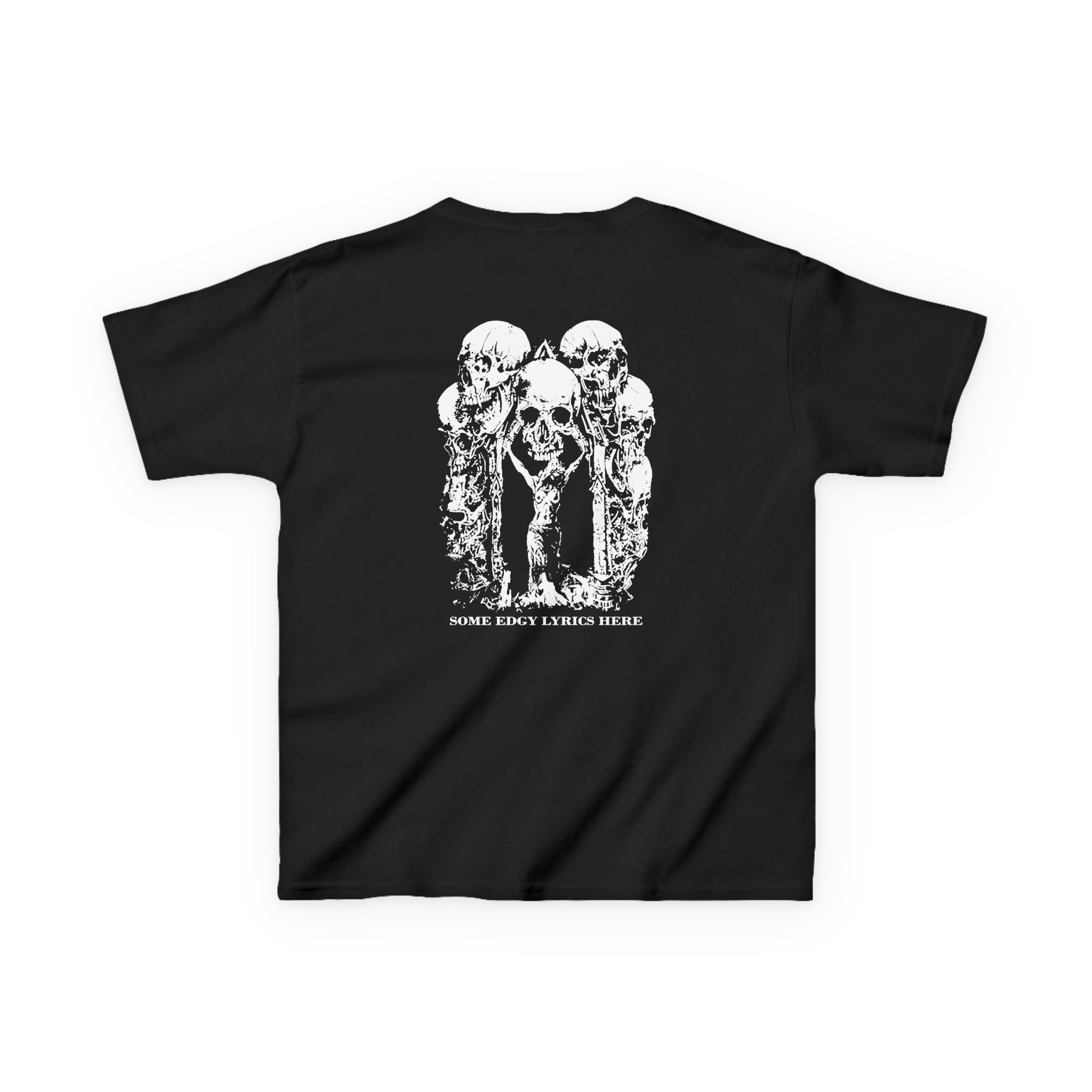 Paleface Swiss Edgy Halloween Kids Heavy Cotton™ Tee - Image 2