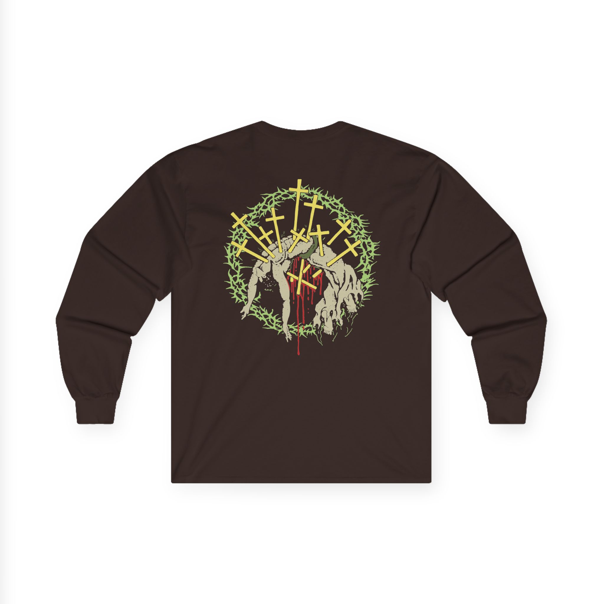 Knocked Loose Crown of Thorns Unisex Ultra Cotton Long Sleeve Tee - Image 4
