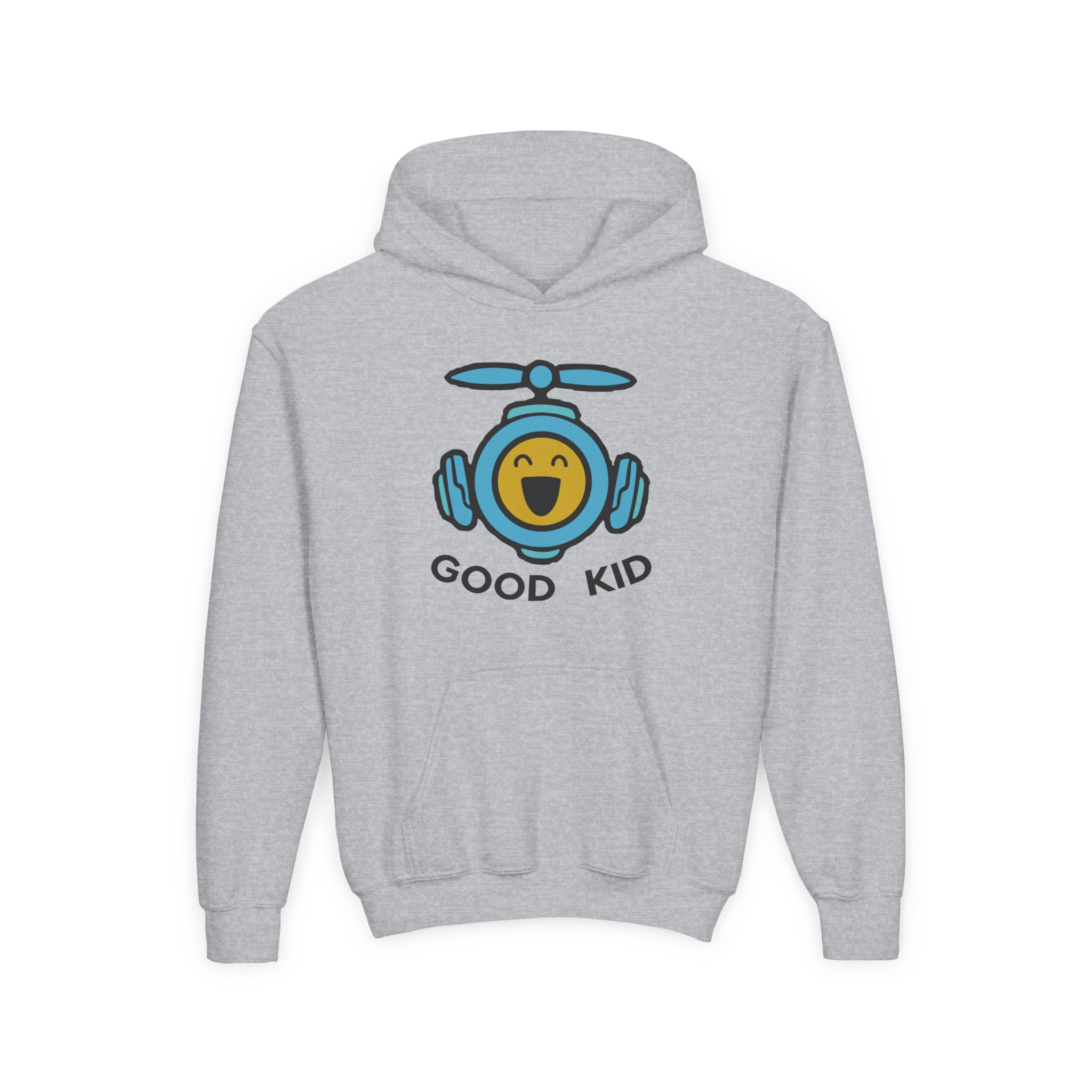 Good Kid Mds Drone Youth Heavy Blend Hooded Sweatshirt - Image 3