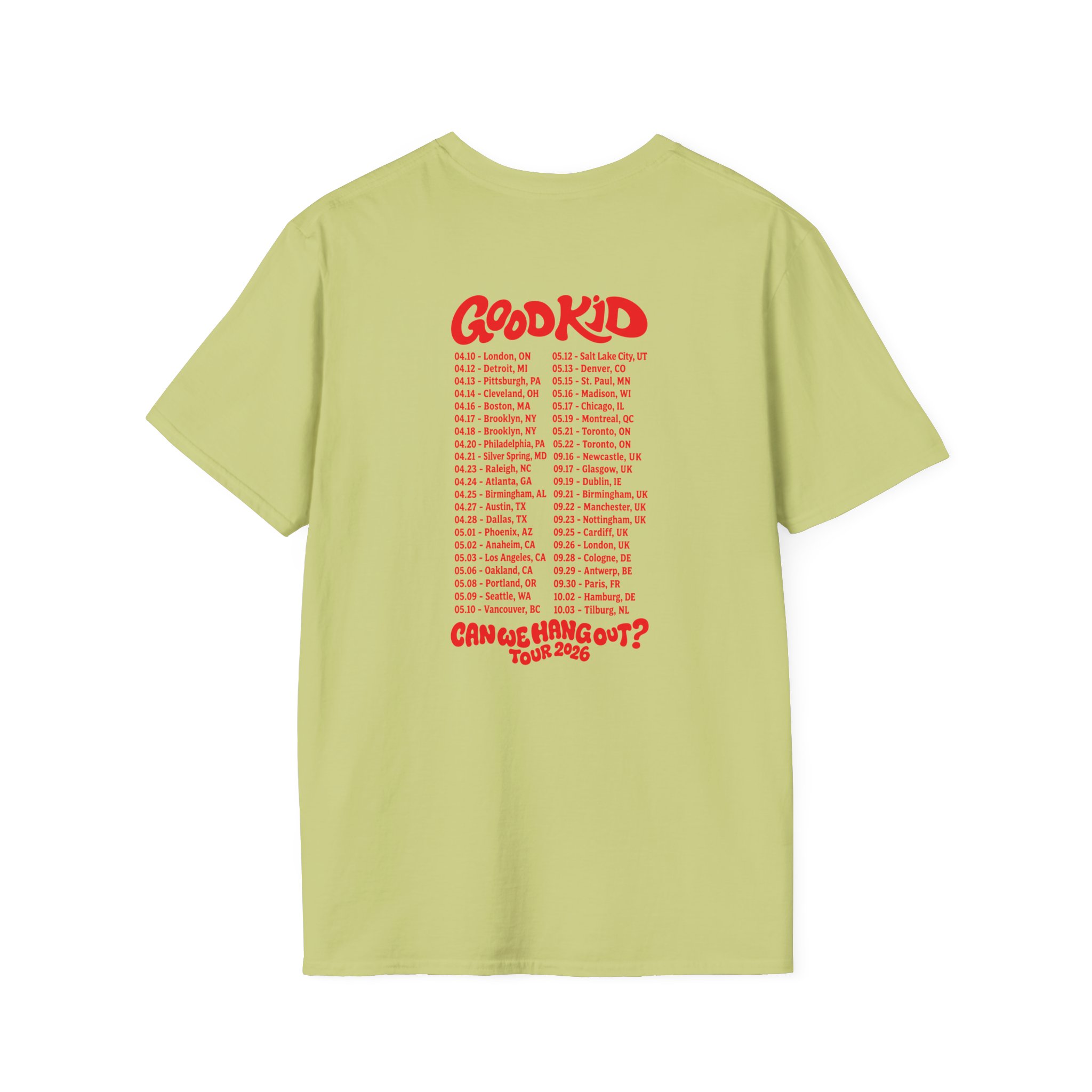 Good Kid Can We Hang Out Unisex Softstyle T-Shirt - Image 12