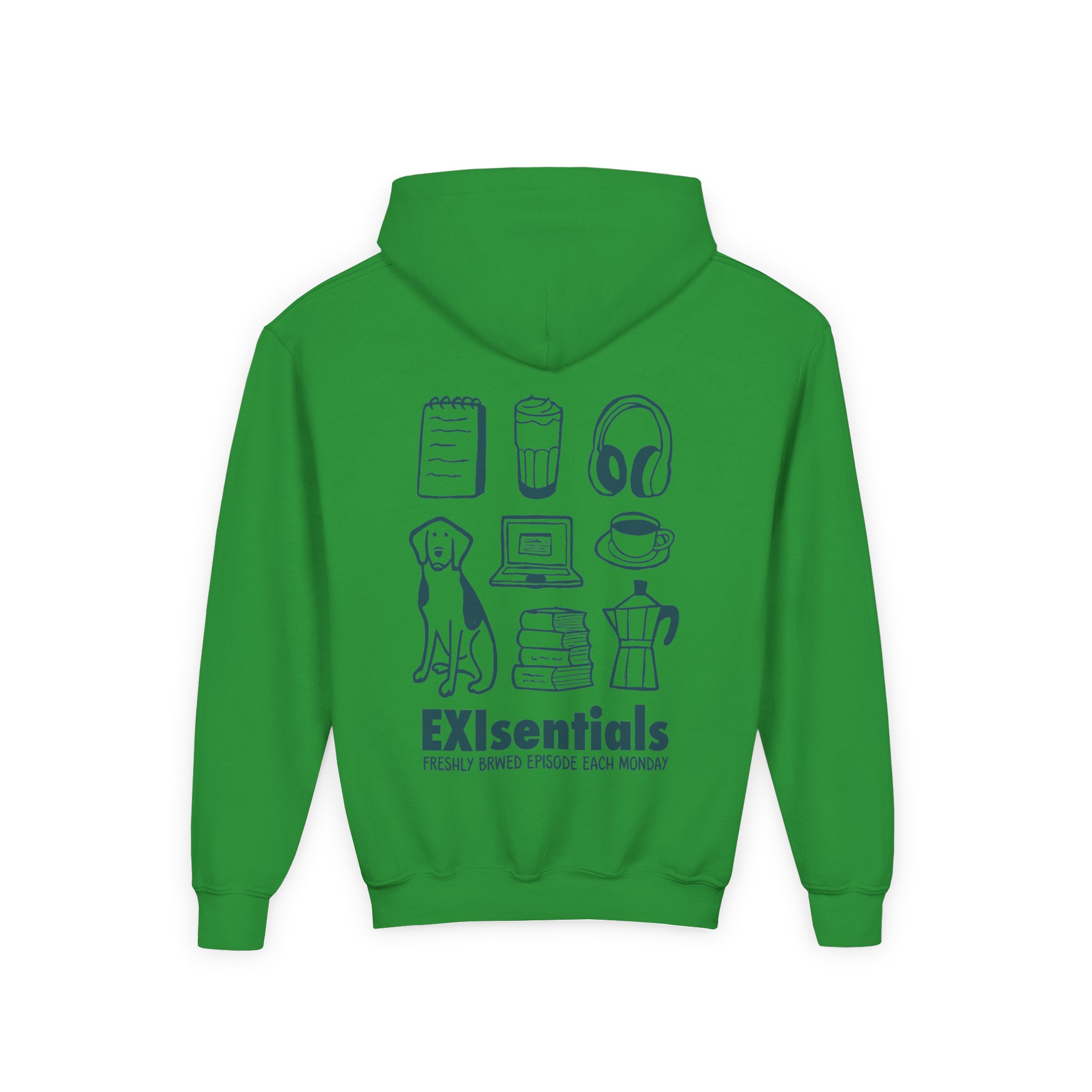 Youth Mord Auf Ex Exisentials Heavy Blend Hooded Sweatshirt - Image 10