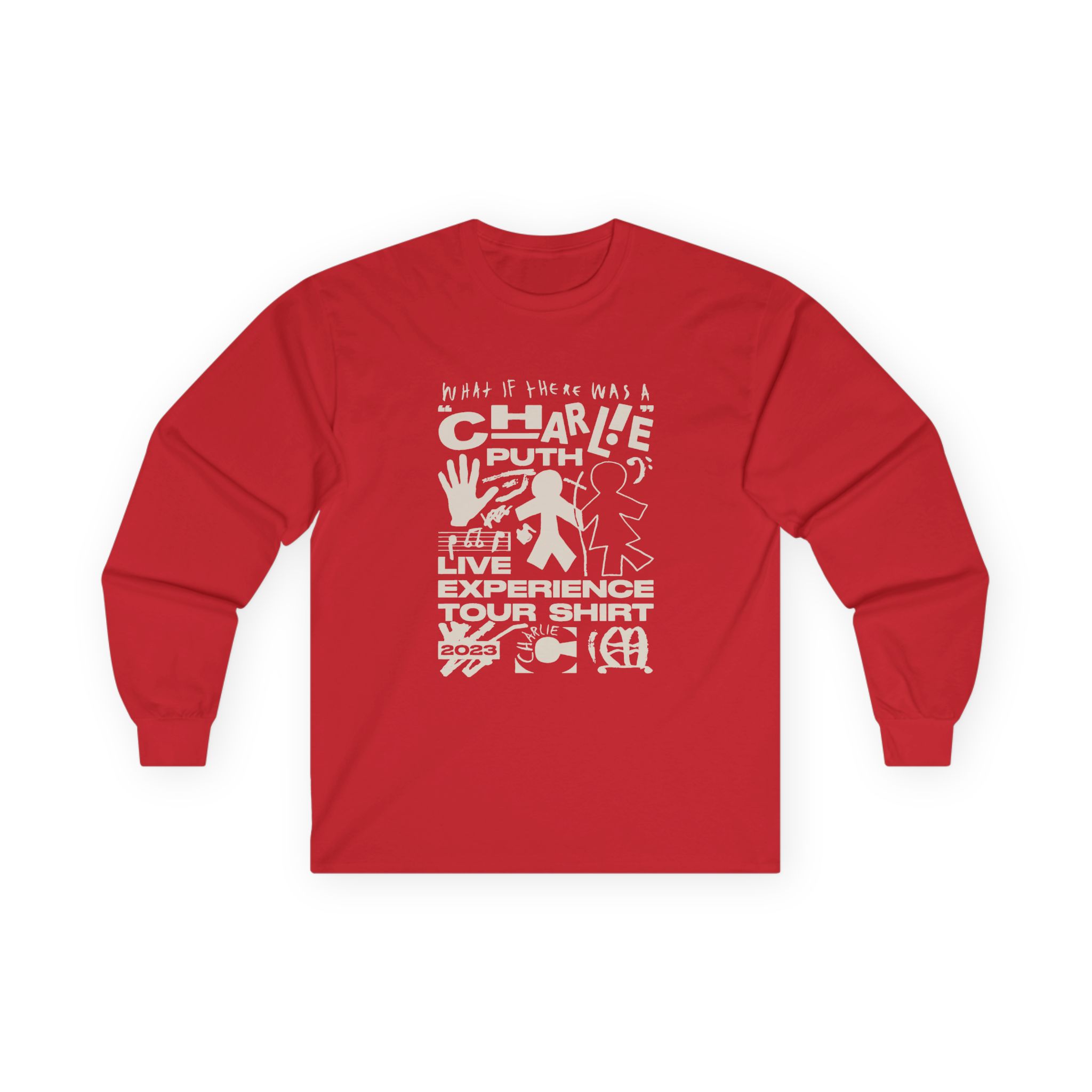 Charlie Puth What If There Was A Tour Unisex Ultra Cotton Long Sleeve Tee - Image 17