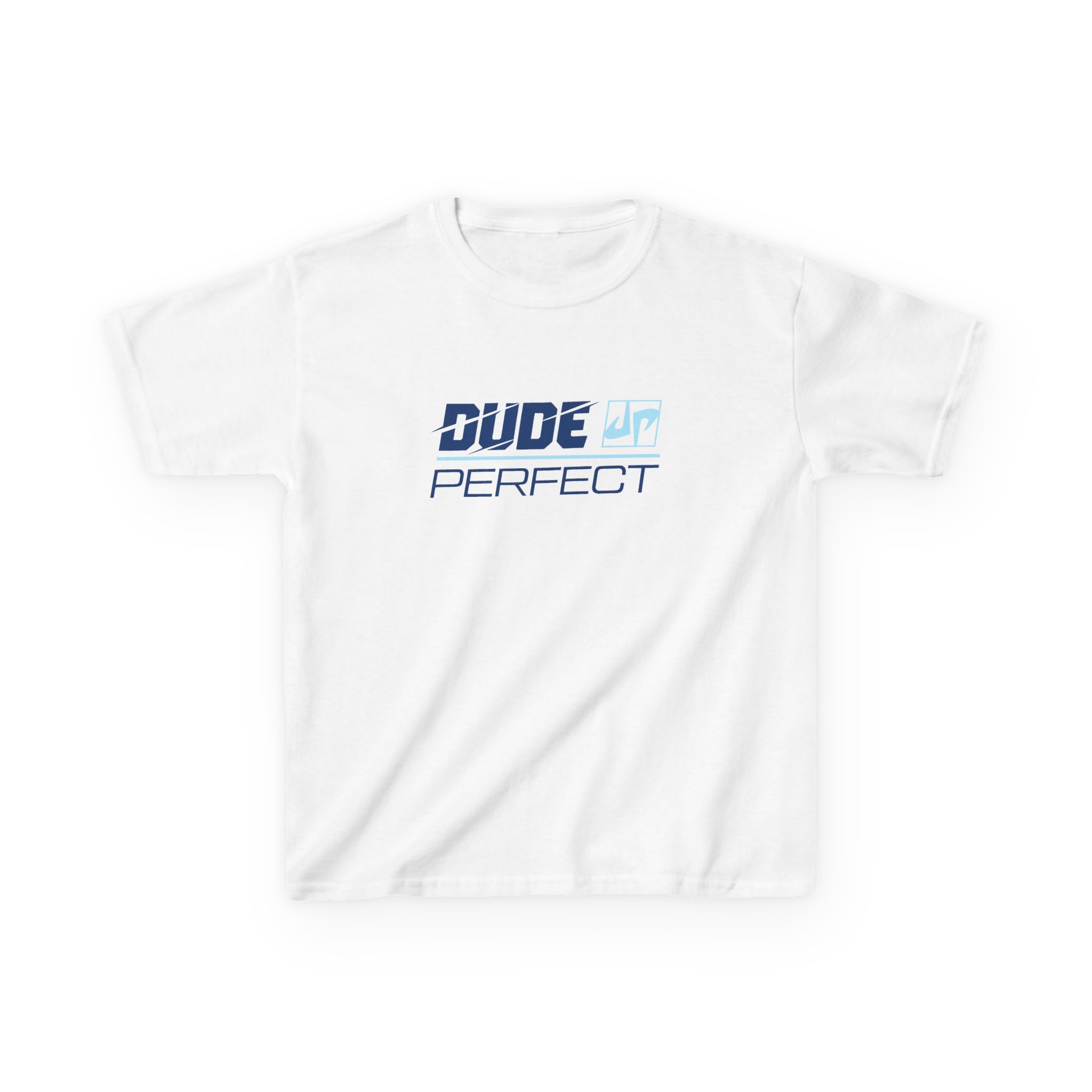 Dude Perfect Slash Wordmark Kids Heavy Cotton™ Tee
