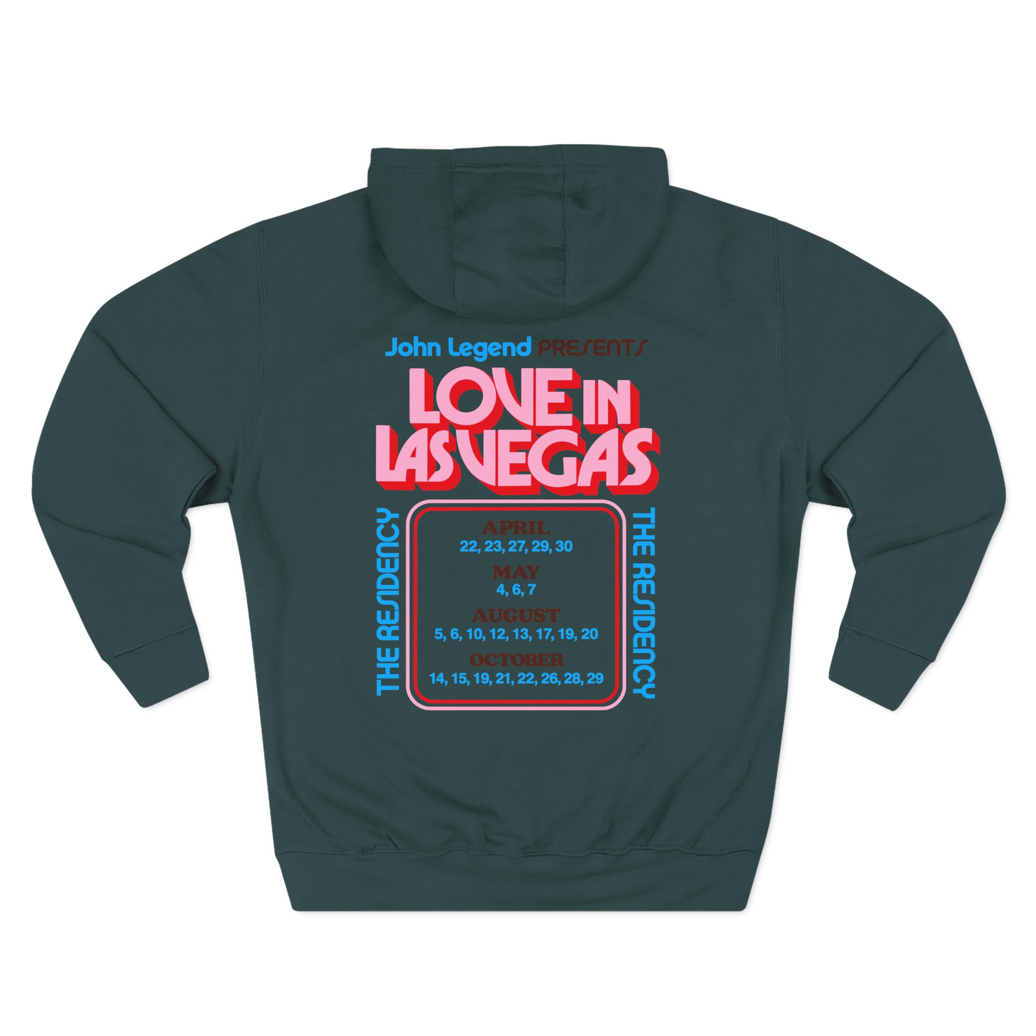 John Legend Love In Las Vegas Three-Panel Fleece Hoodie - Image 20