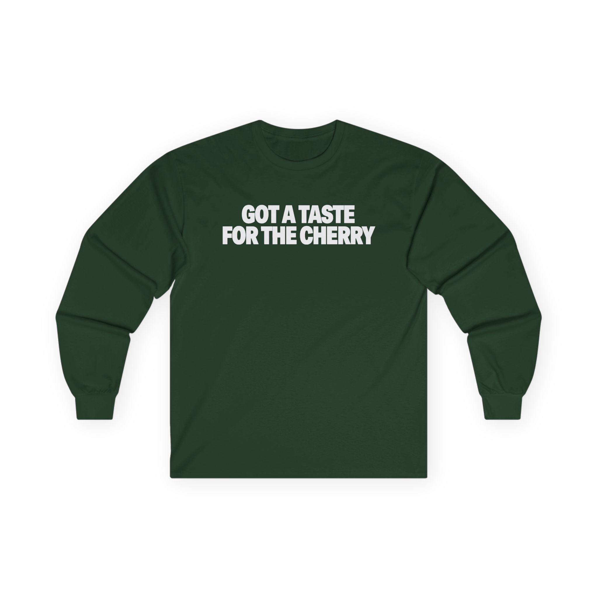 D L Take a Bite Cherry Unisex Ultra Cotton Long Sleeve Tee - Image 7