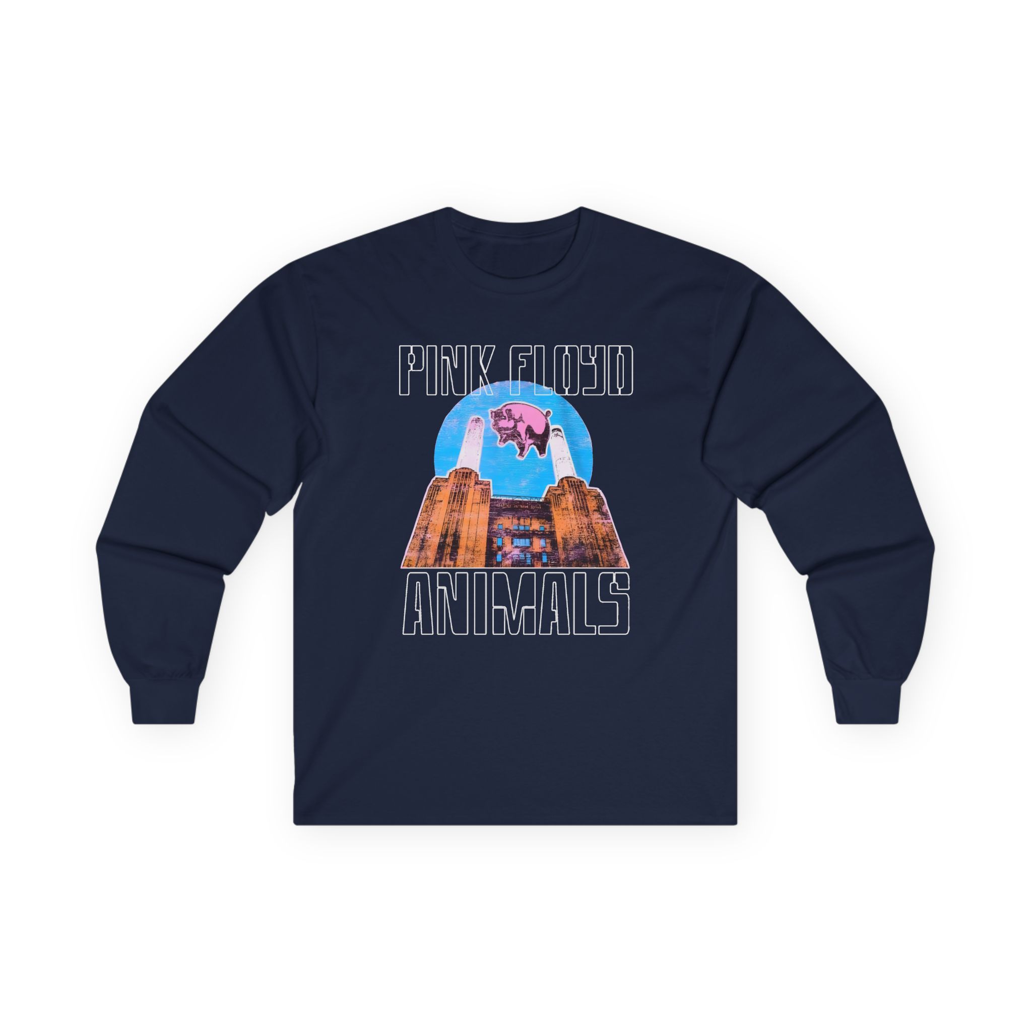 Pink Floyd Animals Pink Unisex Ultra Cotton Long Sleeve Tee - Image 9