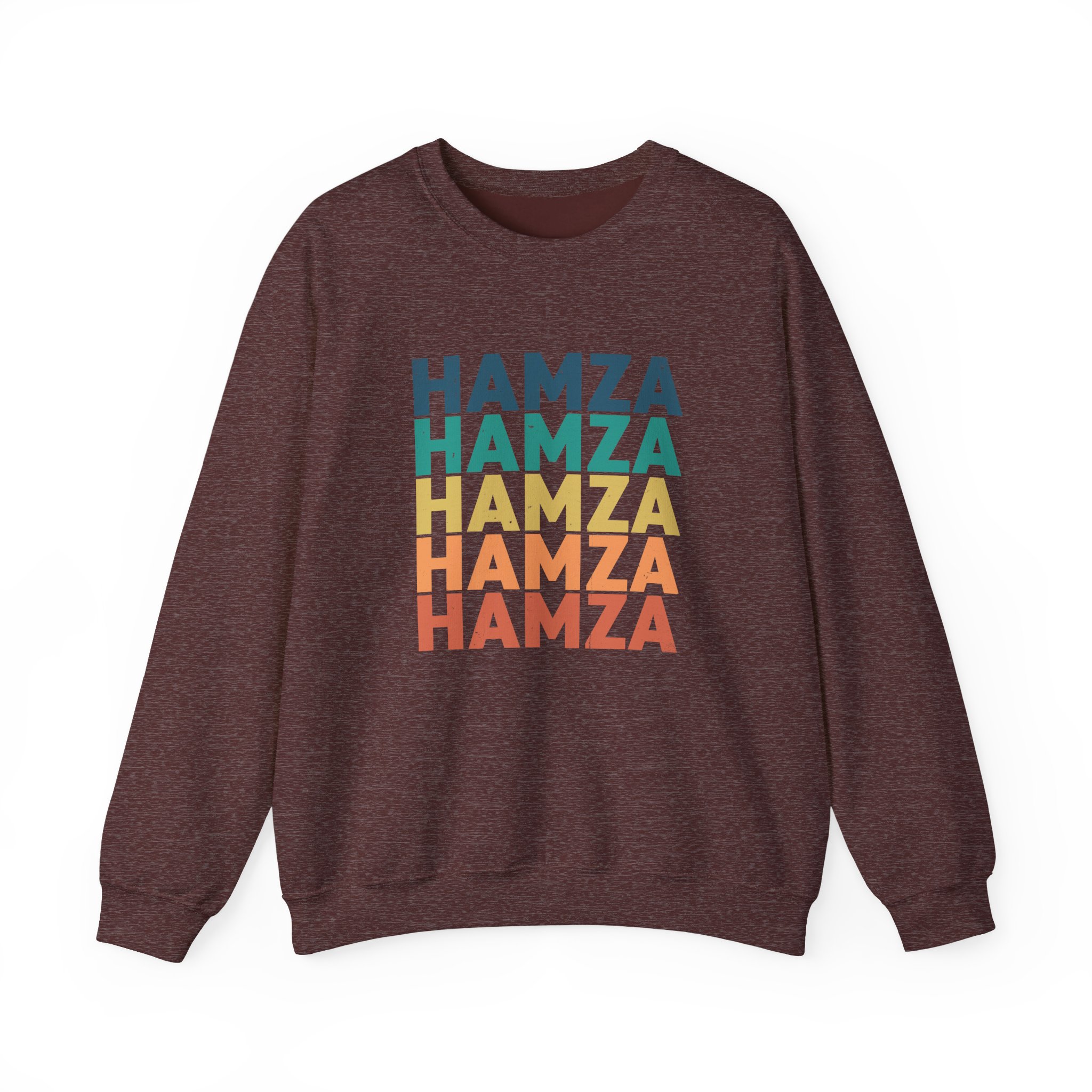 Hamza Name Unisex Heavy Blend™ Crewneck Sweatshirt - Image 5