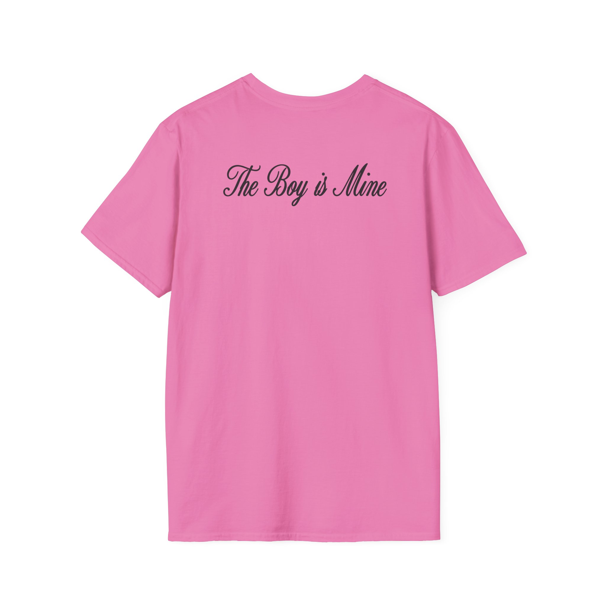 AG the boy is mine Unisex Softstyle T-Shirt - Image 22