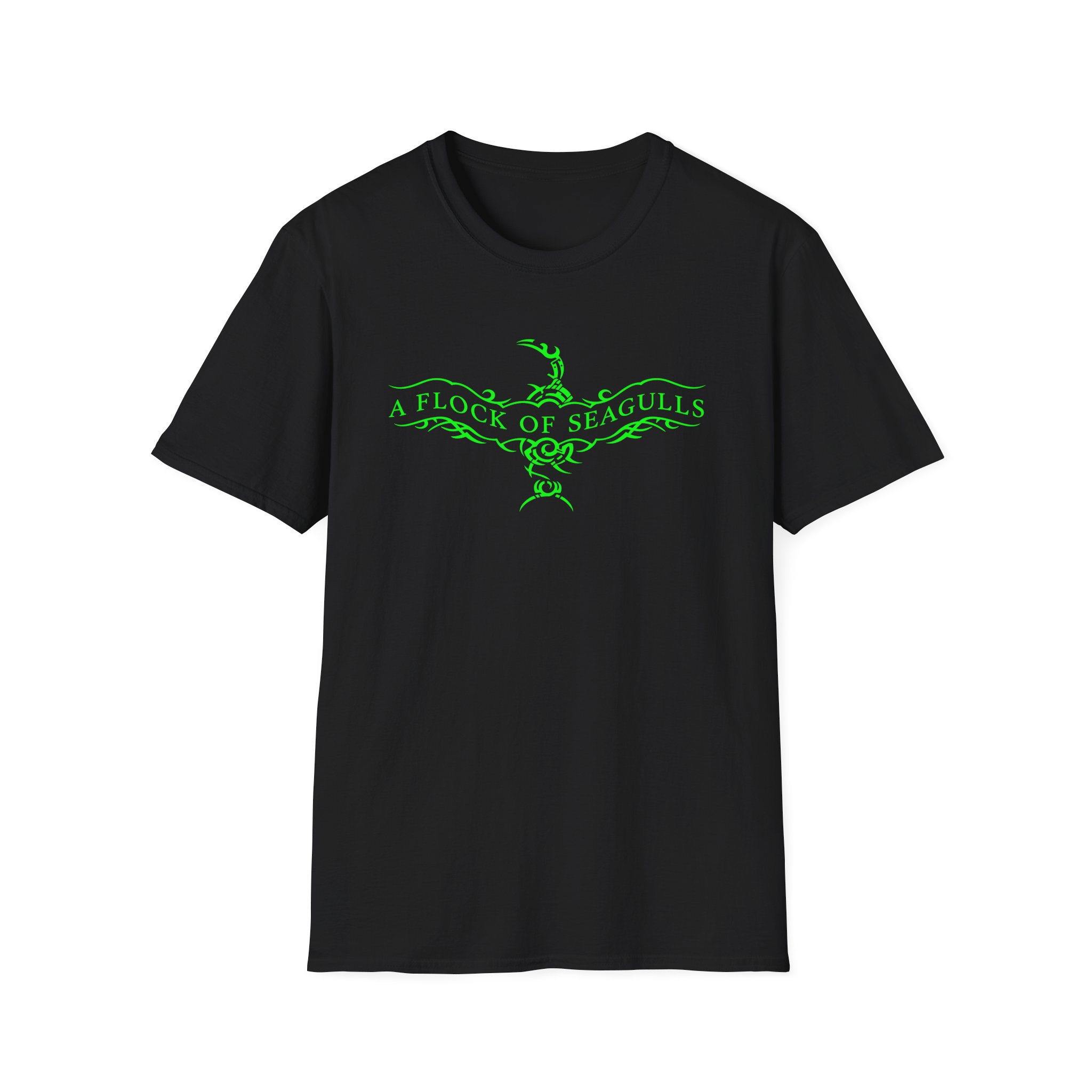 A Flock of Seagulls Logo Unisex Softstyle T-Shirt