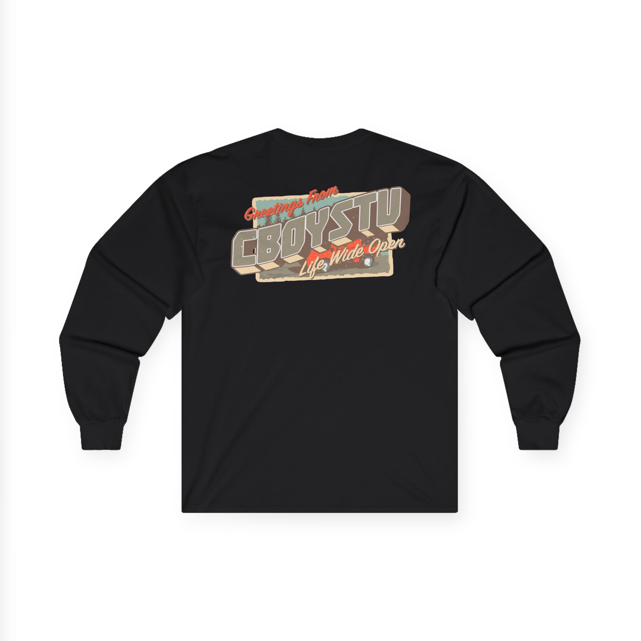 Cboystv Postcard Unisex Ultra Cotton Long Sleeve Tee - Image 2