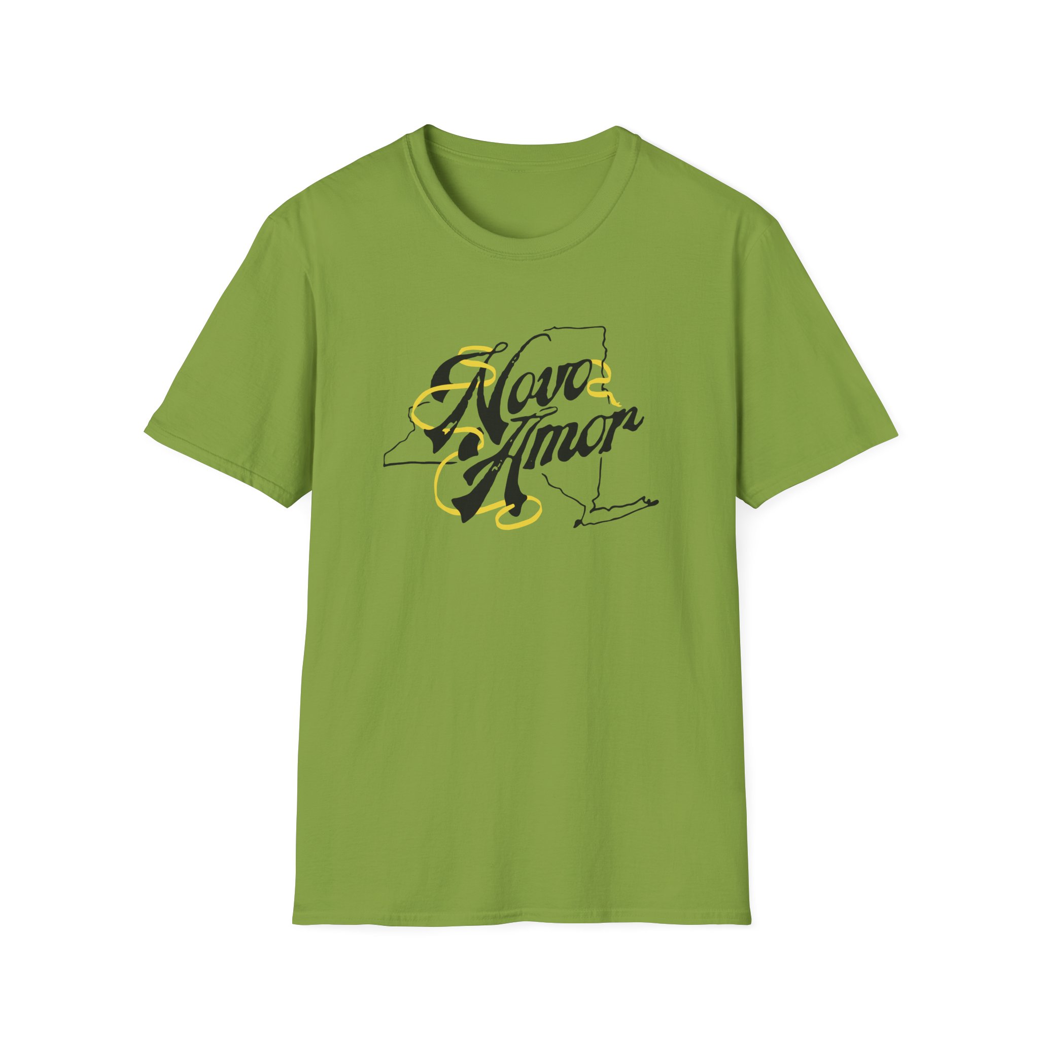 Novo Amor Ny Ribbon Unisex Softstyle T-Shirt - Image 11