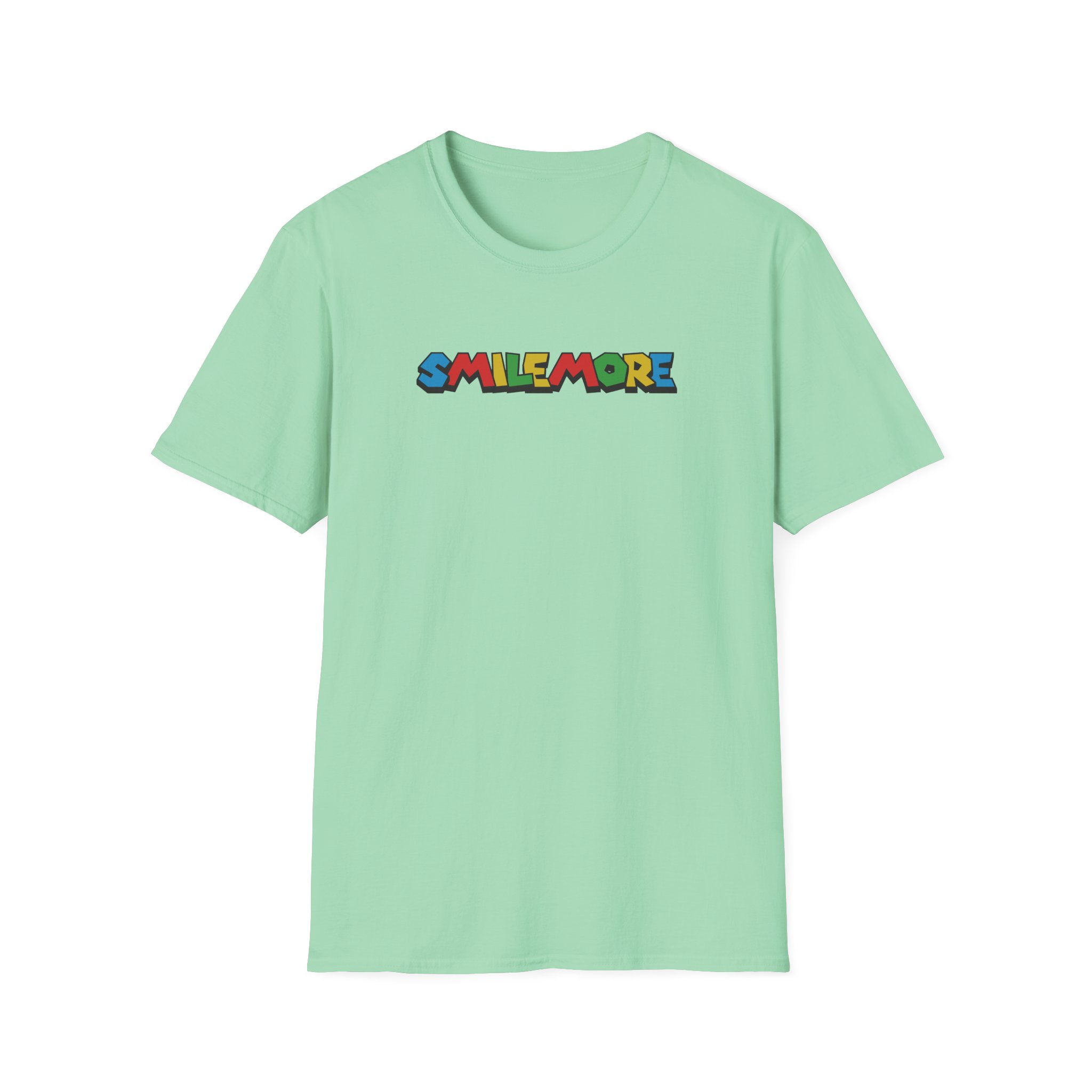 Roman Atwood Colorful Smile More Unisex Softstyle T-Shirt - Image 17
