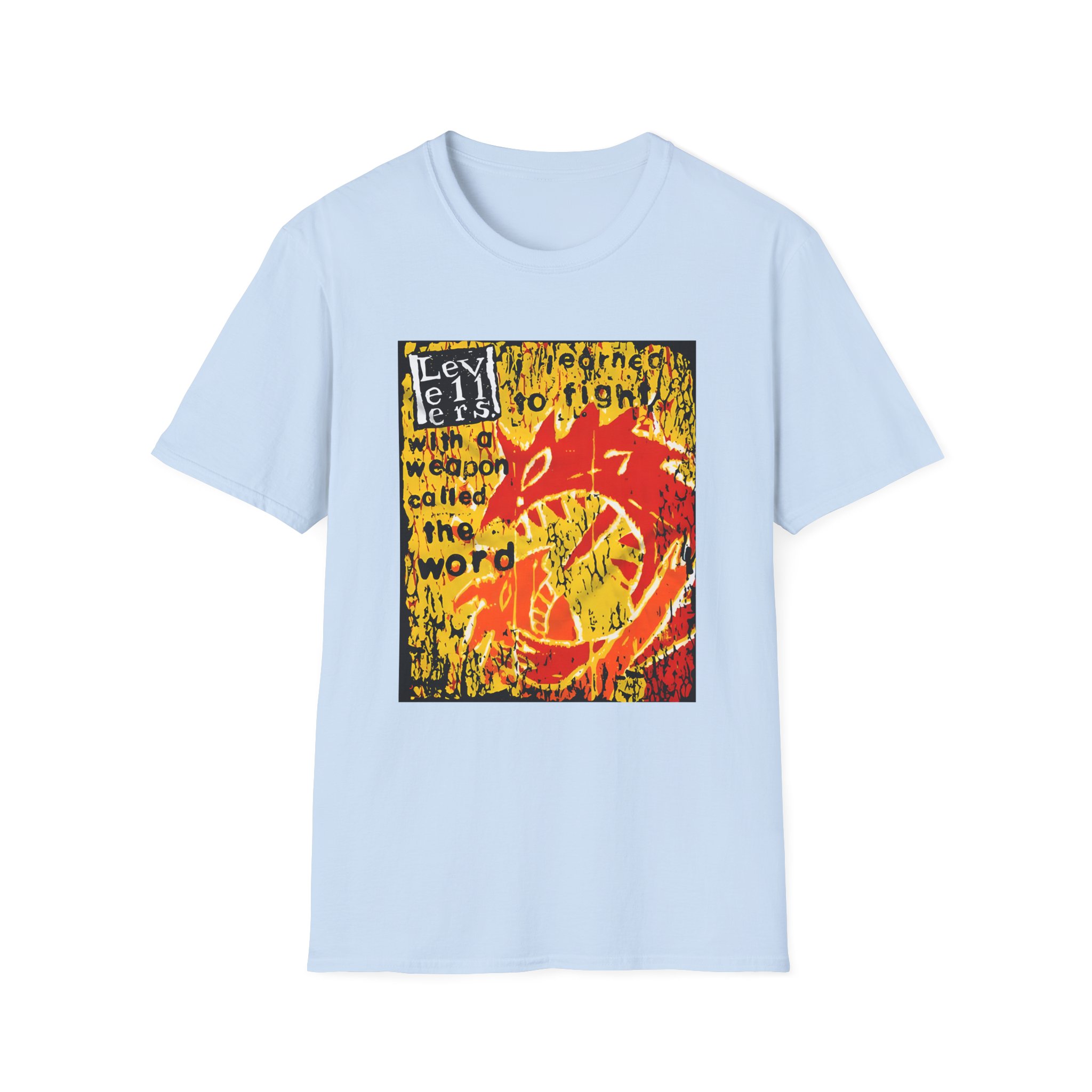 Levellers a Weapon Called the Word Unisex Softstyle T-shirt - Image 13