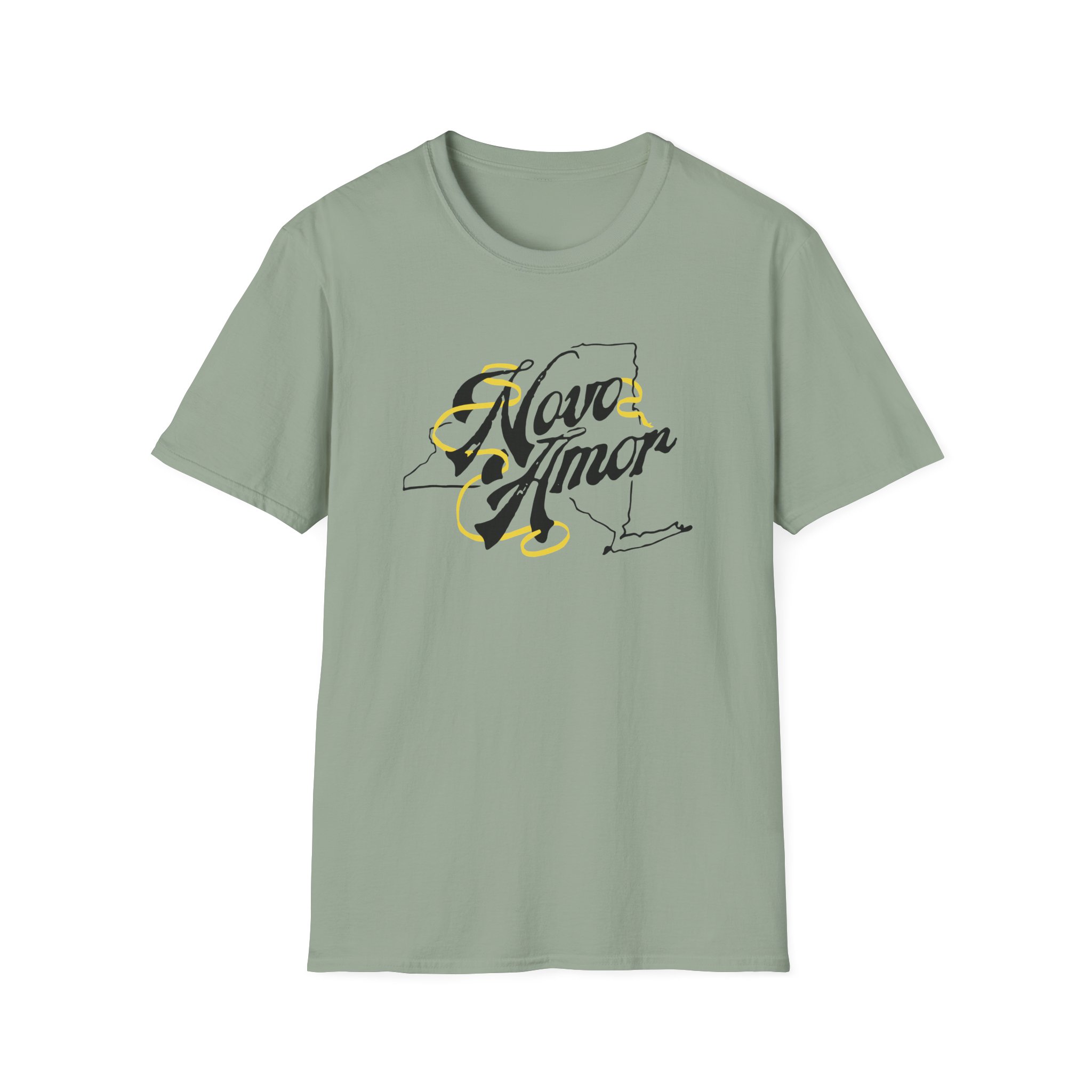 Novo Amor Ny Ribbon Unisex Softstyle T-Shirt - Image 7