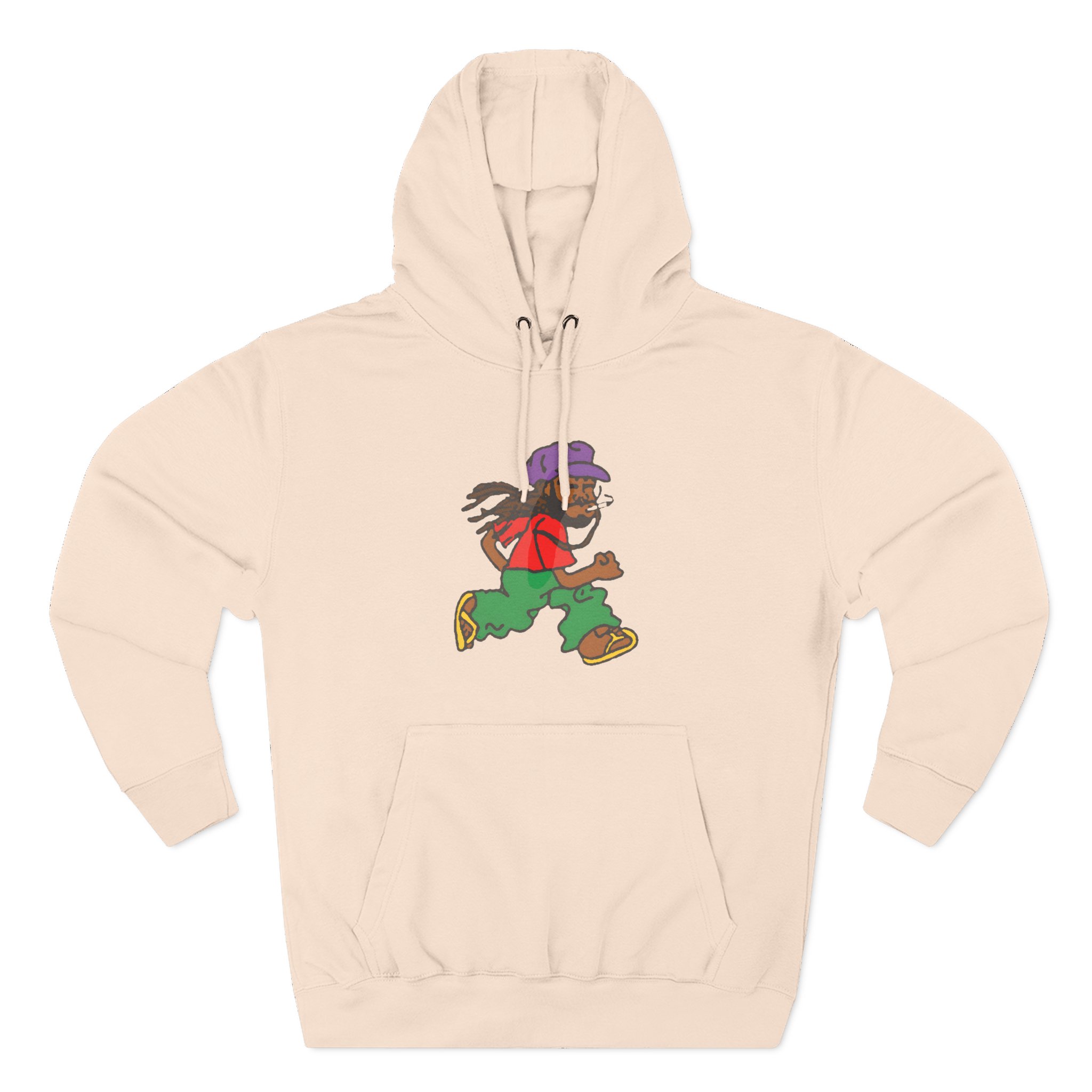 Aminé Running Man Three-panel Fleece Hoodie - Image 7