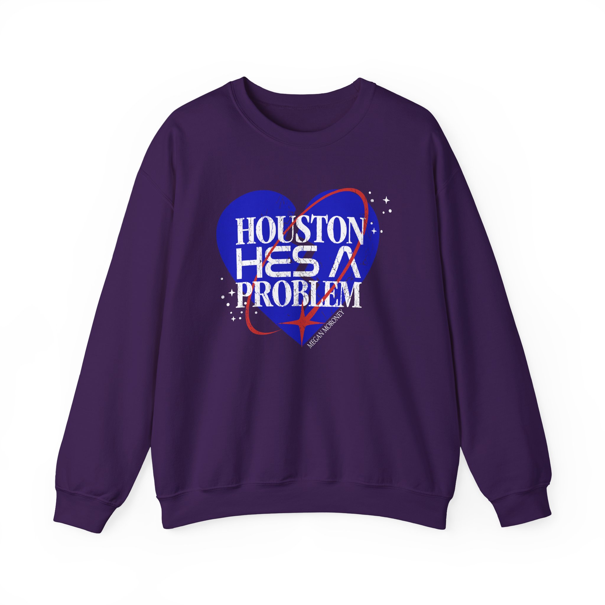 Megan Moroney Houston He's a Problem Unisex Heavy Blend™ Crewneck Sweatshirt - Image 7