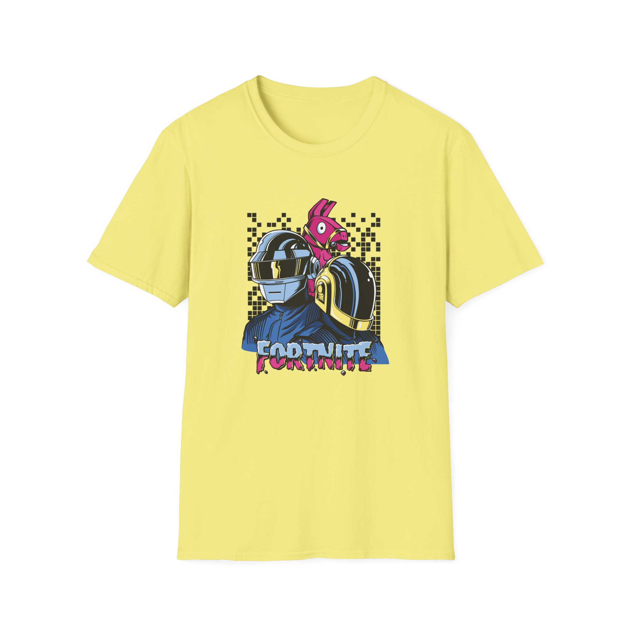 Daft Punk Fortnite X Daft Punk Long Unisex Softstyle T-Shirt - Image 11