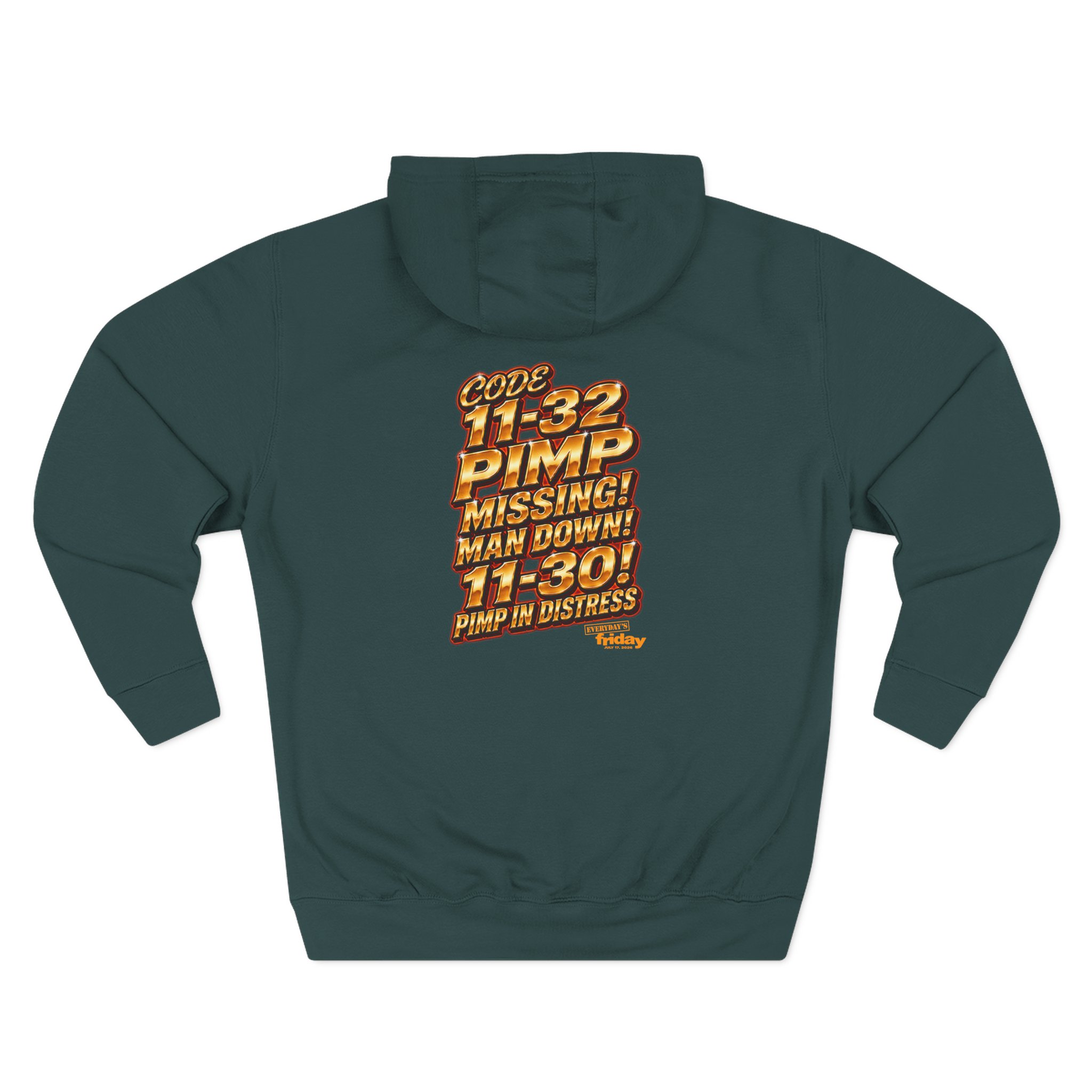 Ice Cube Pimp Three-Panel Fleece Hoodie - Image 8