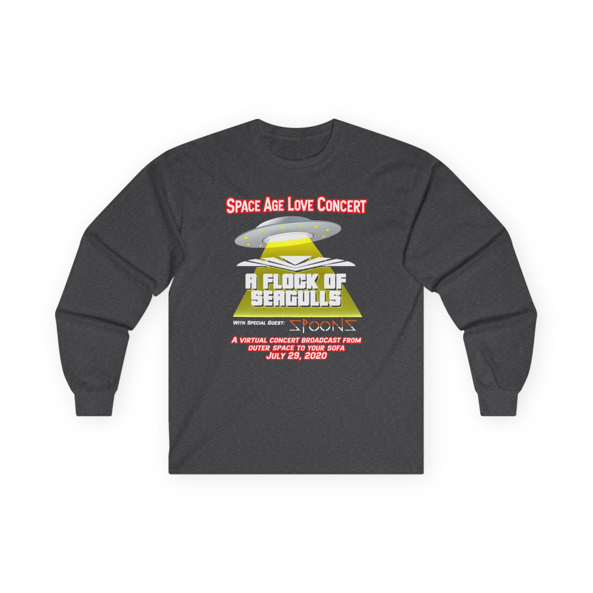 A Flock of Seagulls Space Age Love Concert Unisex Ultra Cotton Long Sleeve Tee - Image 7