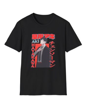 Chainsaw Man Aki Name Unisex Softstyle T-Shirt