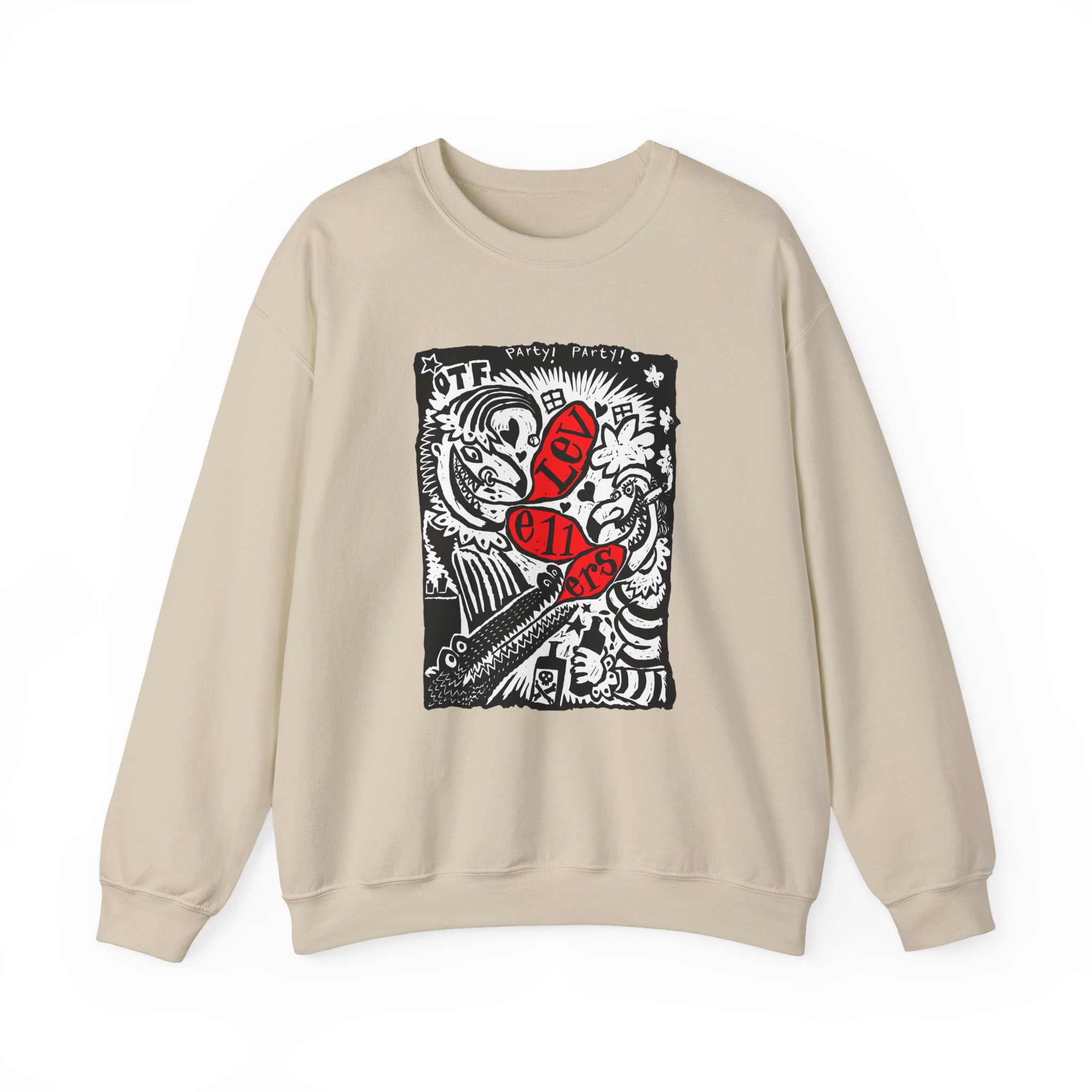 Levellers Party Party Unisex Heavy Blend™ Crewneck Sweatshirt - Image 9