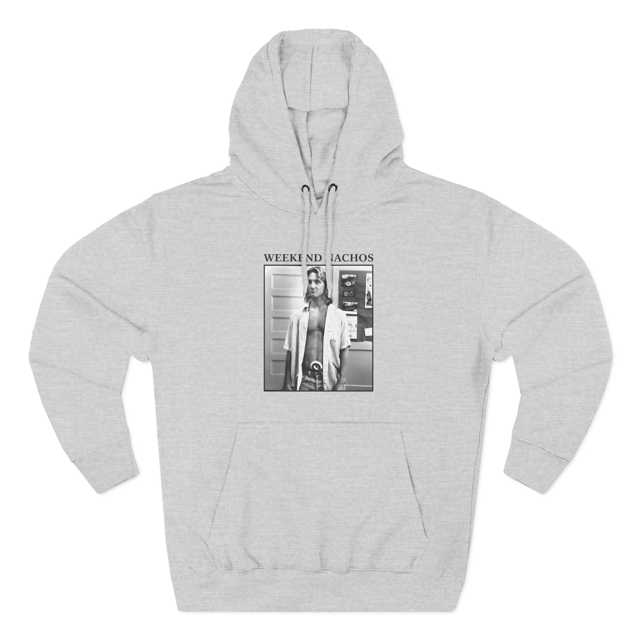 Weekend Nachos Three-Panel Fleece Hoodie - Image 3