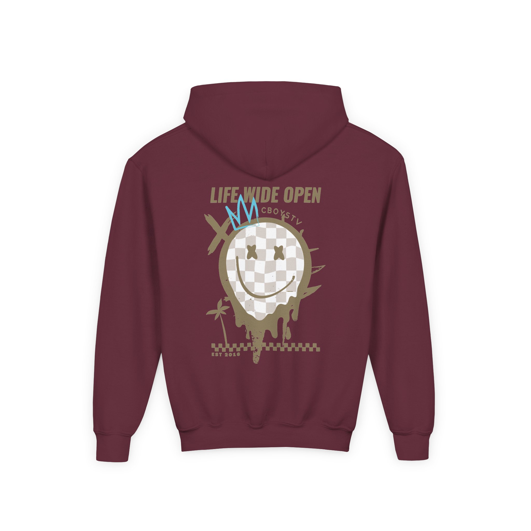 Cboystv Tan Rockstar Youth Heavy Blend Hooded Sweatshirt - Image 4