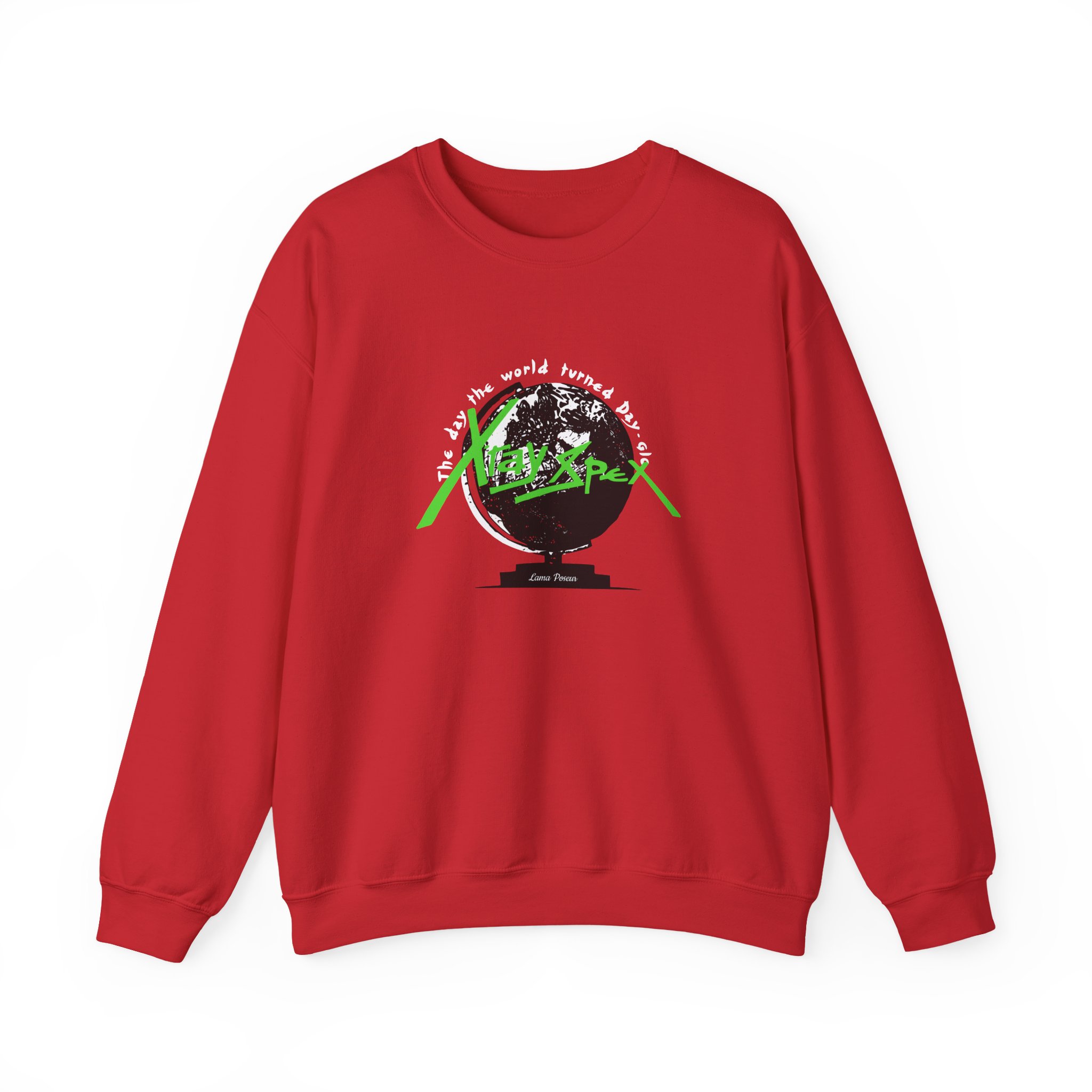 X-ray Spex Day-Glo Globe Unisex Heavy Blend™ Crewneck Sweatshirt - Image 19