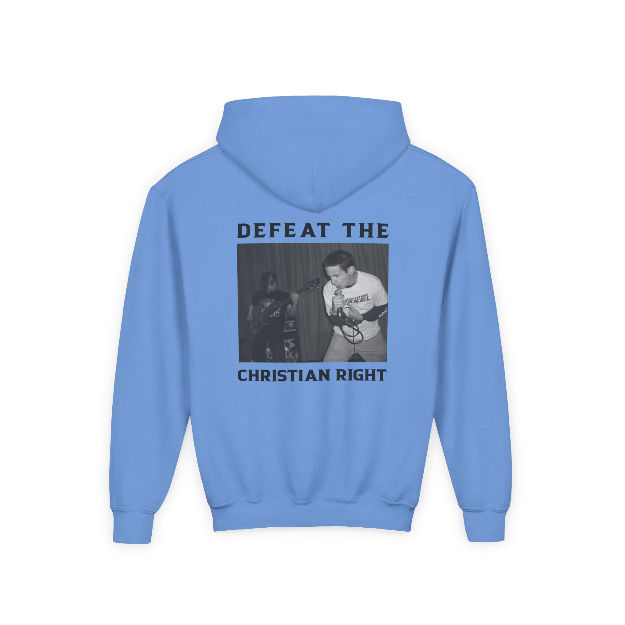 Youth Weekend Nachos Christian Heavy Blend Hooded Sweatshirt - Image 8