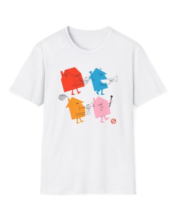 Love on Tour 4 Houses Raglan Unisex Softstyle T-Shirt