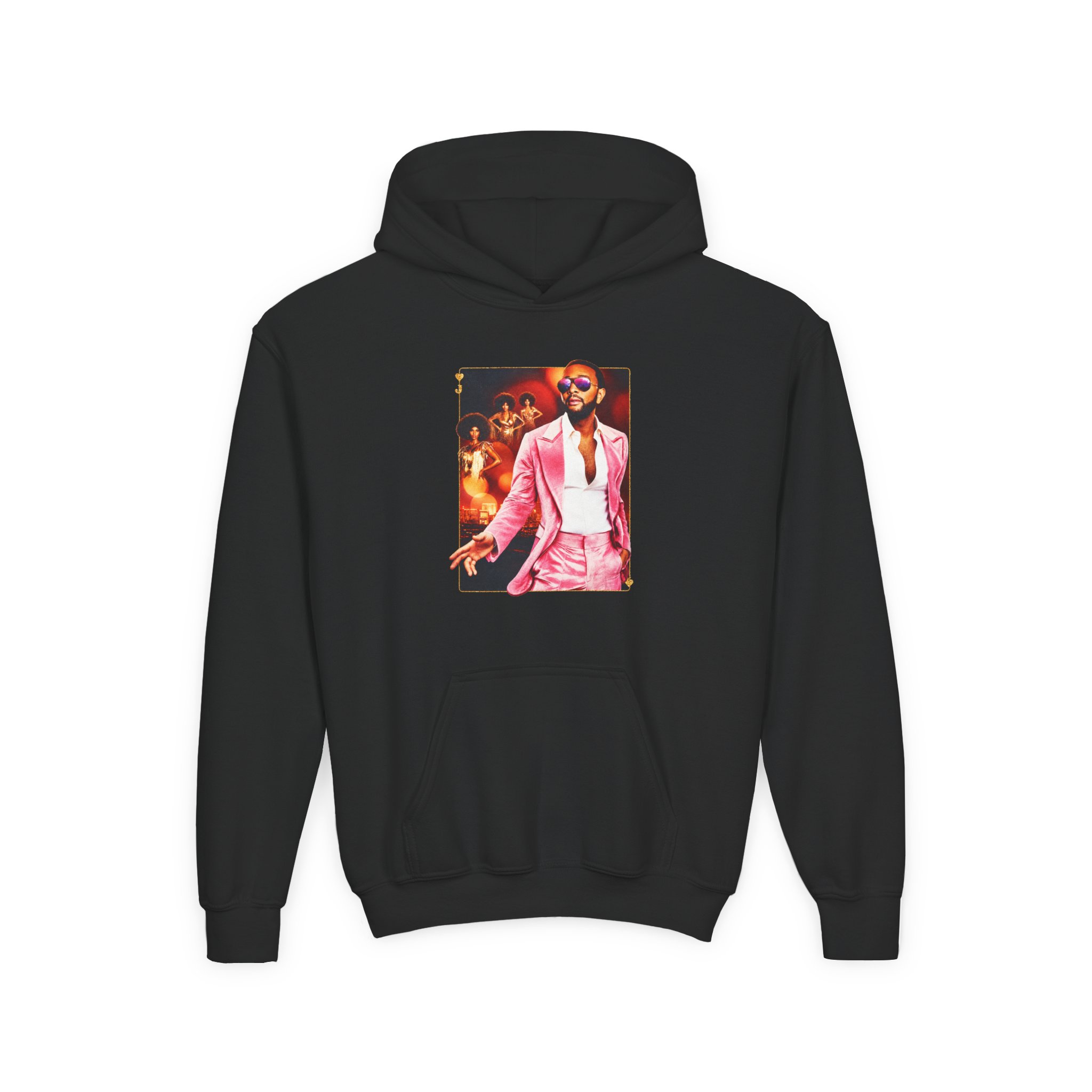 John Legend Love In Las Vegas Youth Heavy Blend Hooded Sweatshirt - Image 3