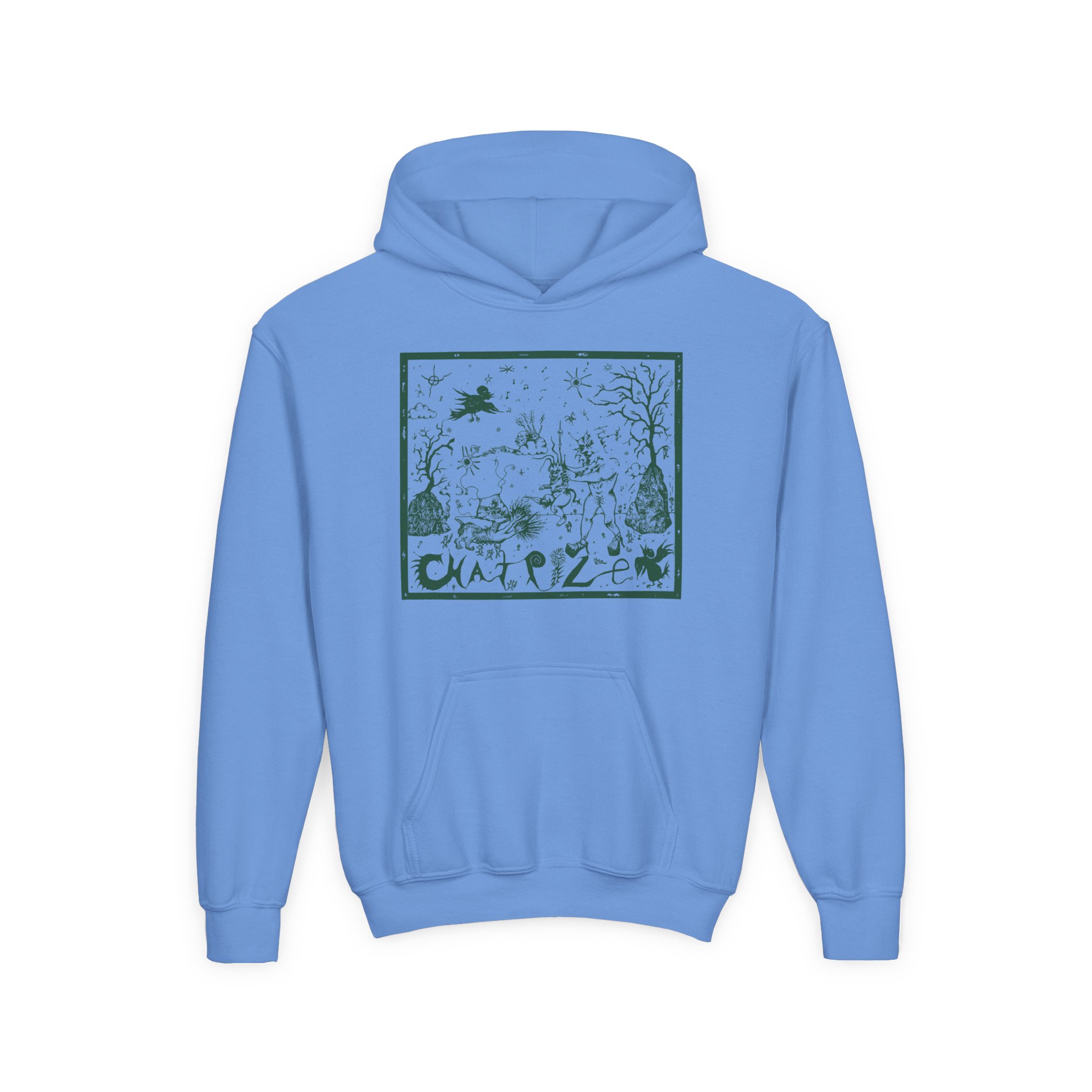 Chat Pile Olivia Gibb Youth Heavy Blend Hooded Sweatshirt - Image 5