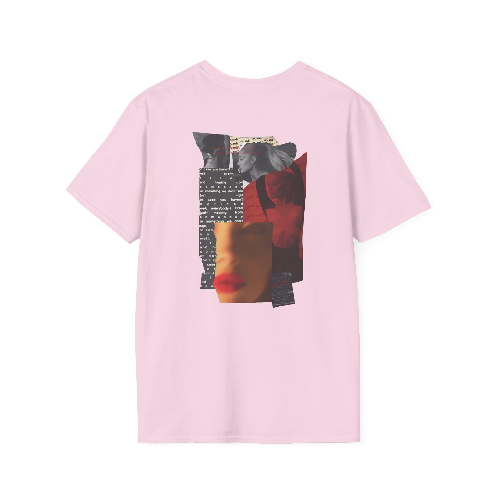 AG Yes, and? Collage Unisex Softstyle T-Shirt - Image 18