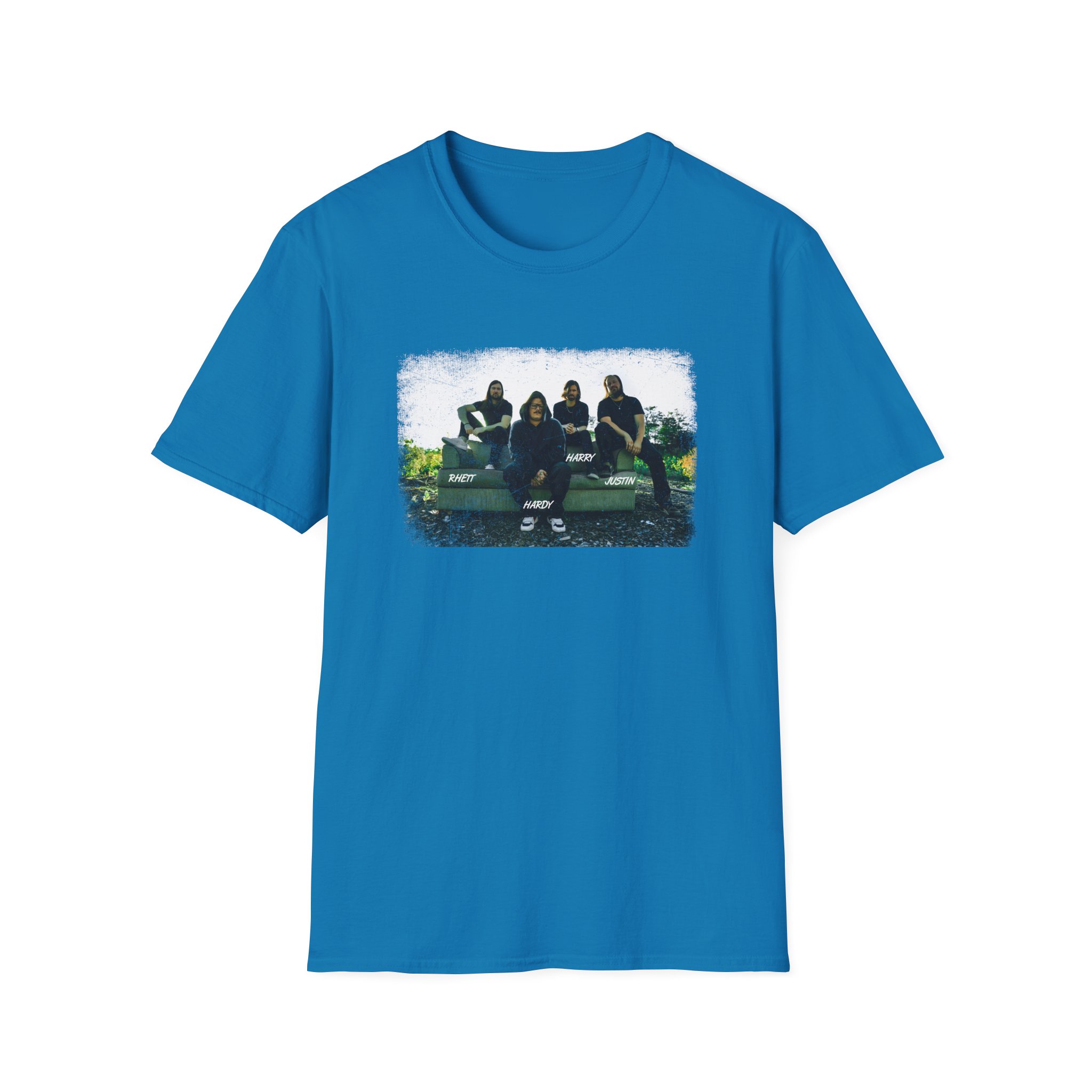 Hd Band Photo Unisex Softstyle T-Shirt - Image 17