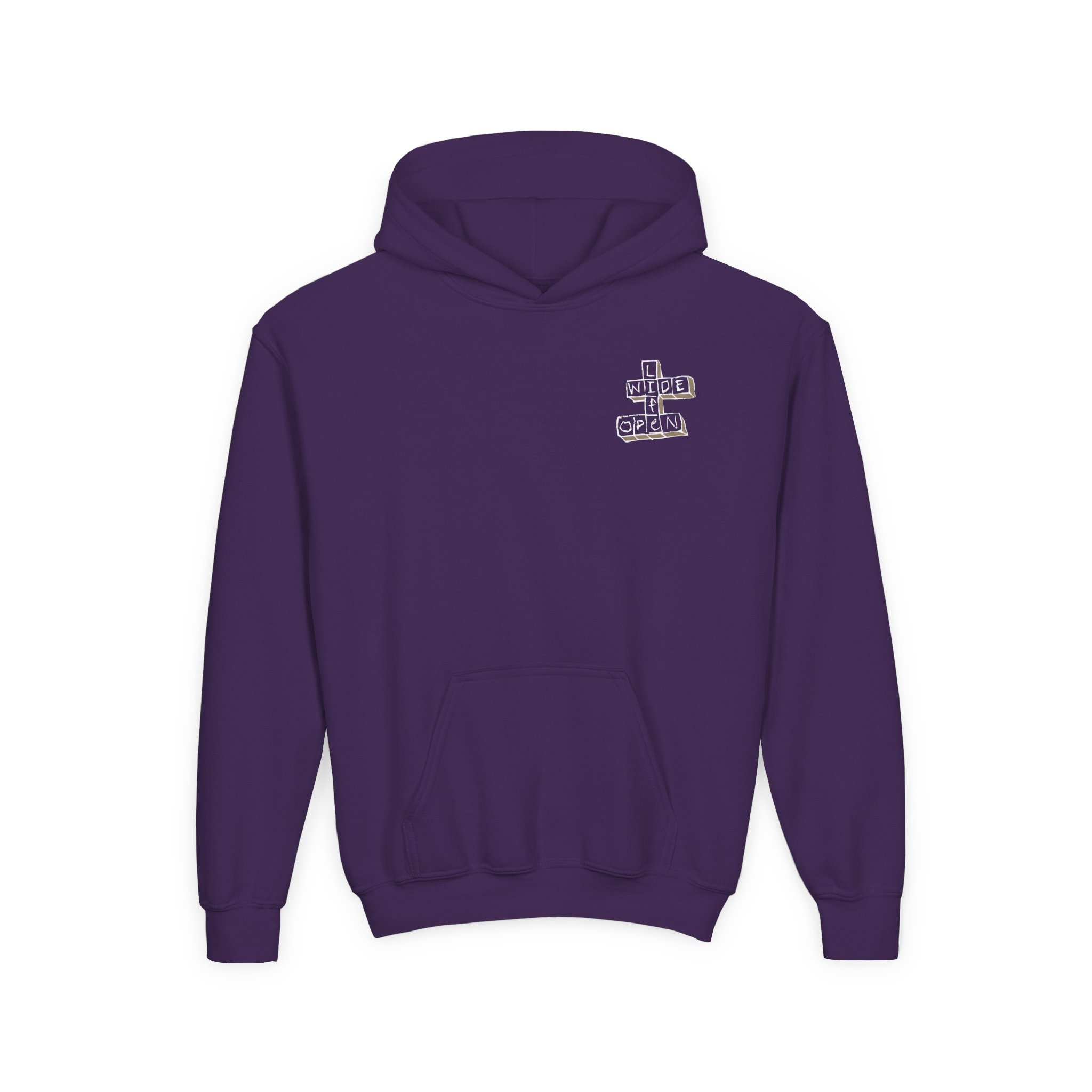 Cboystv Crossword Youth Heavy Blend Hooded Sweatshirt - Image 13