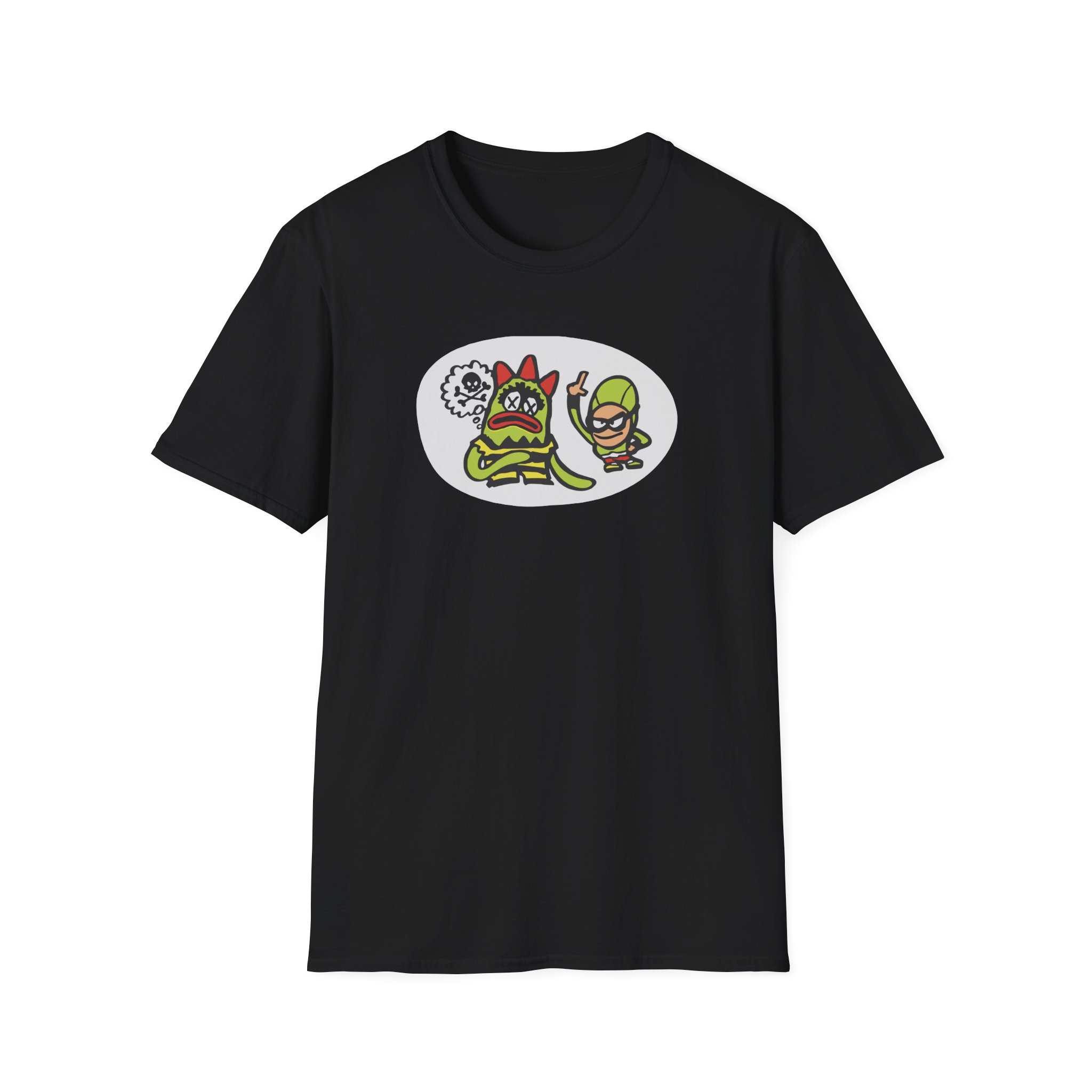 The Aquabats Bat Commander Unisex Softstyle T-Shirt - Image 3