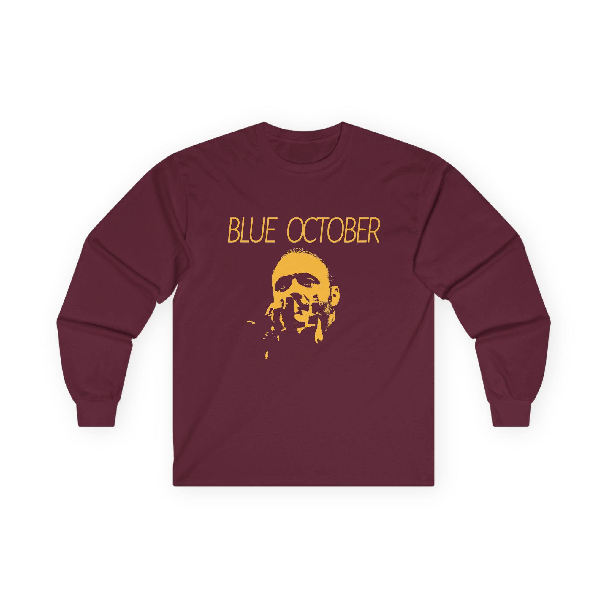 Blue October Midnight Foil Unisex Ultra Cotton Long Sleeve Tee - Image 3