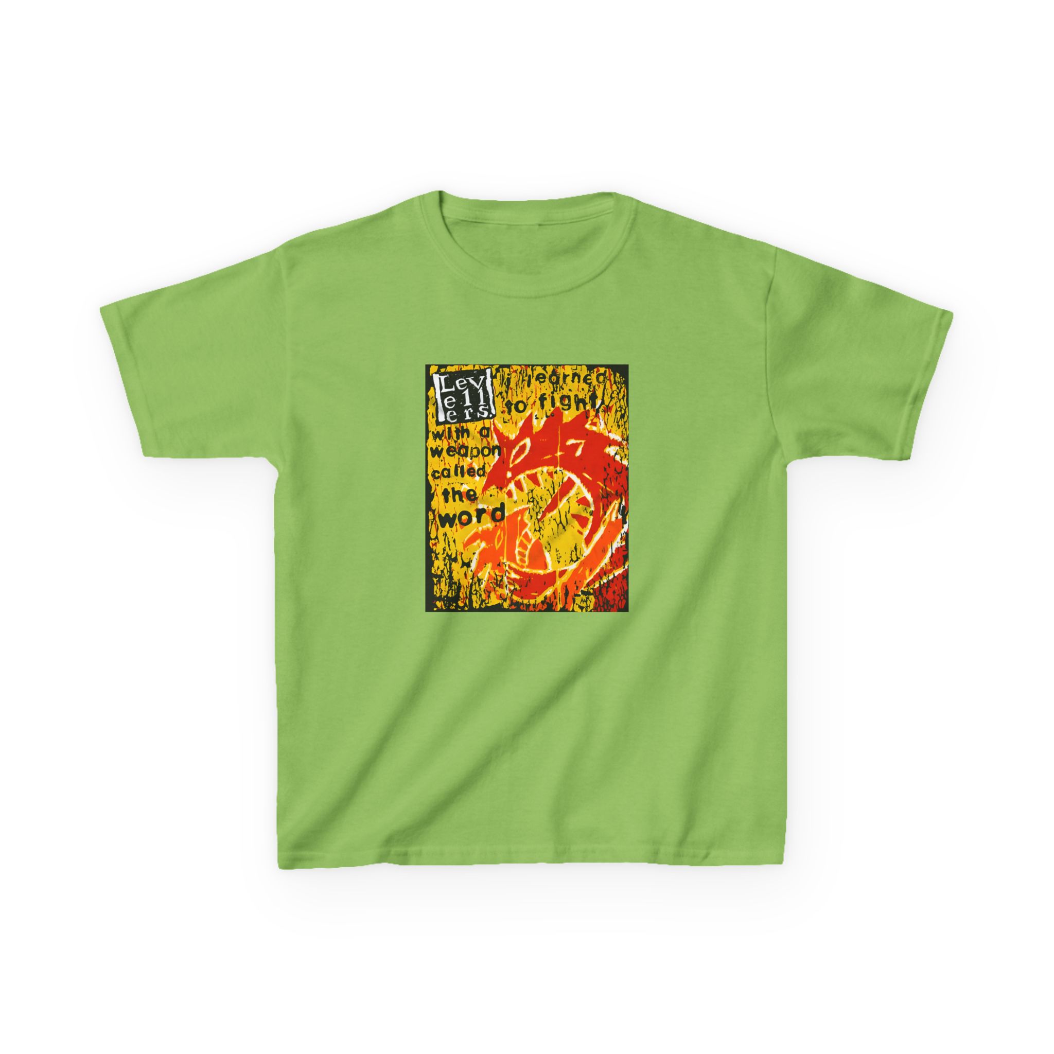 Levellers a Weapon Called the Word Kids Heavy Cotton™ Tee - Image 7