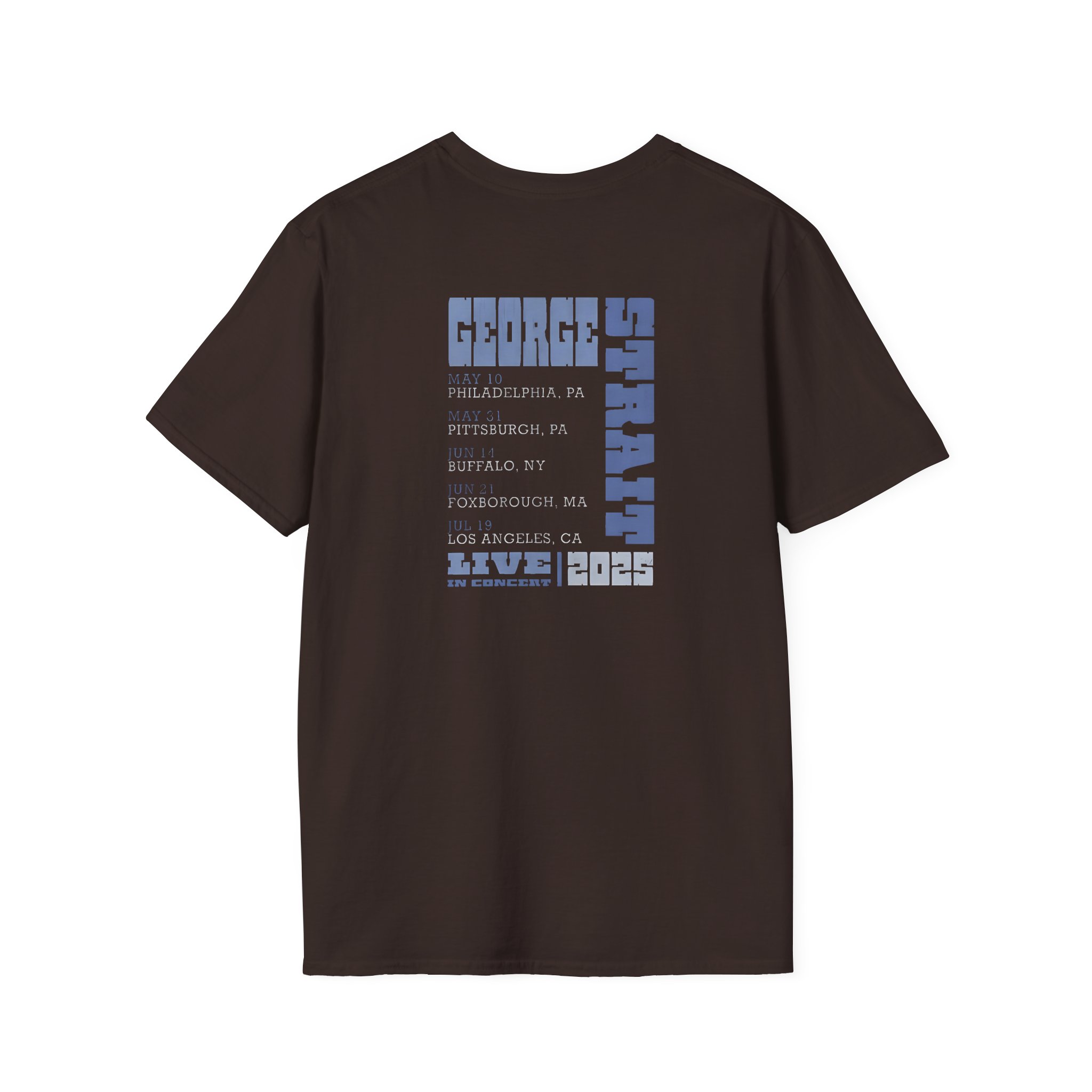 George Strait Tour Unisex Softstyle T-Shirt - Image 4