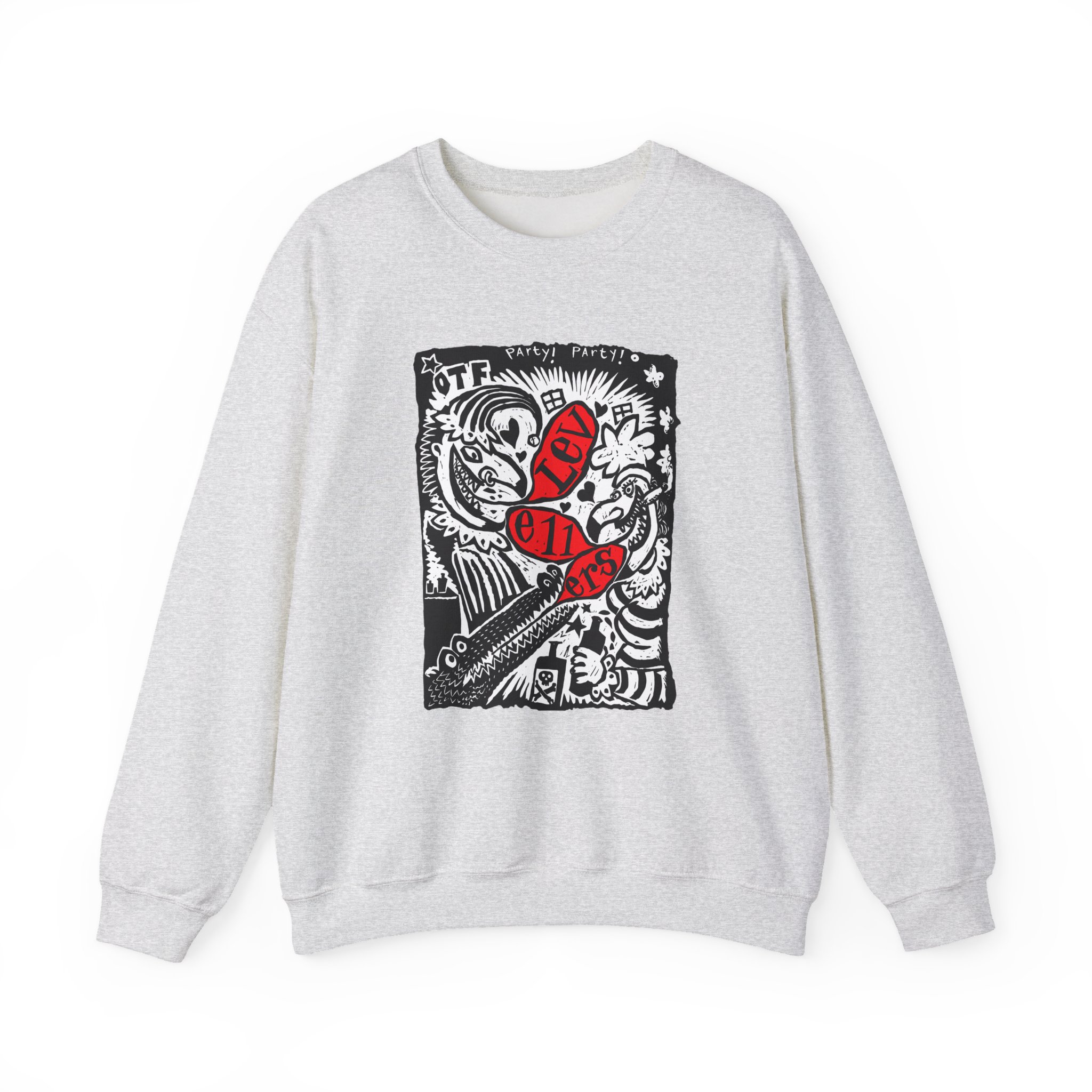 Levellers Party Party Unisex Heavy Blend™ Crewneck Sweatshirt - Image 7
