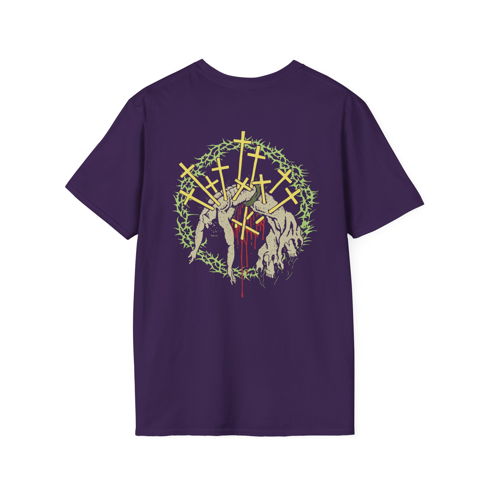 Knocked Loose Crown of Thorns Unisex Softstyle T-Shirt - Image 16