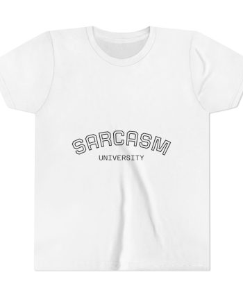 Sarcasm University Youth Tee — Funny Kids Graphic T-Shirt