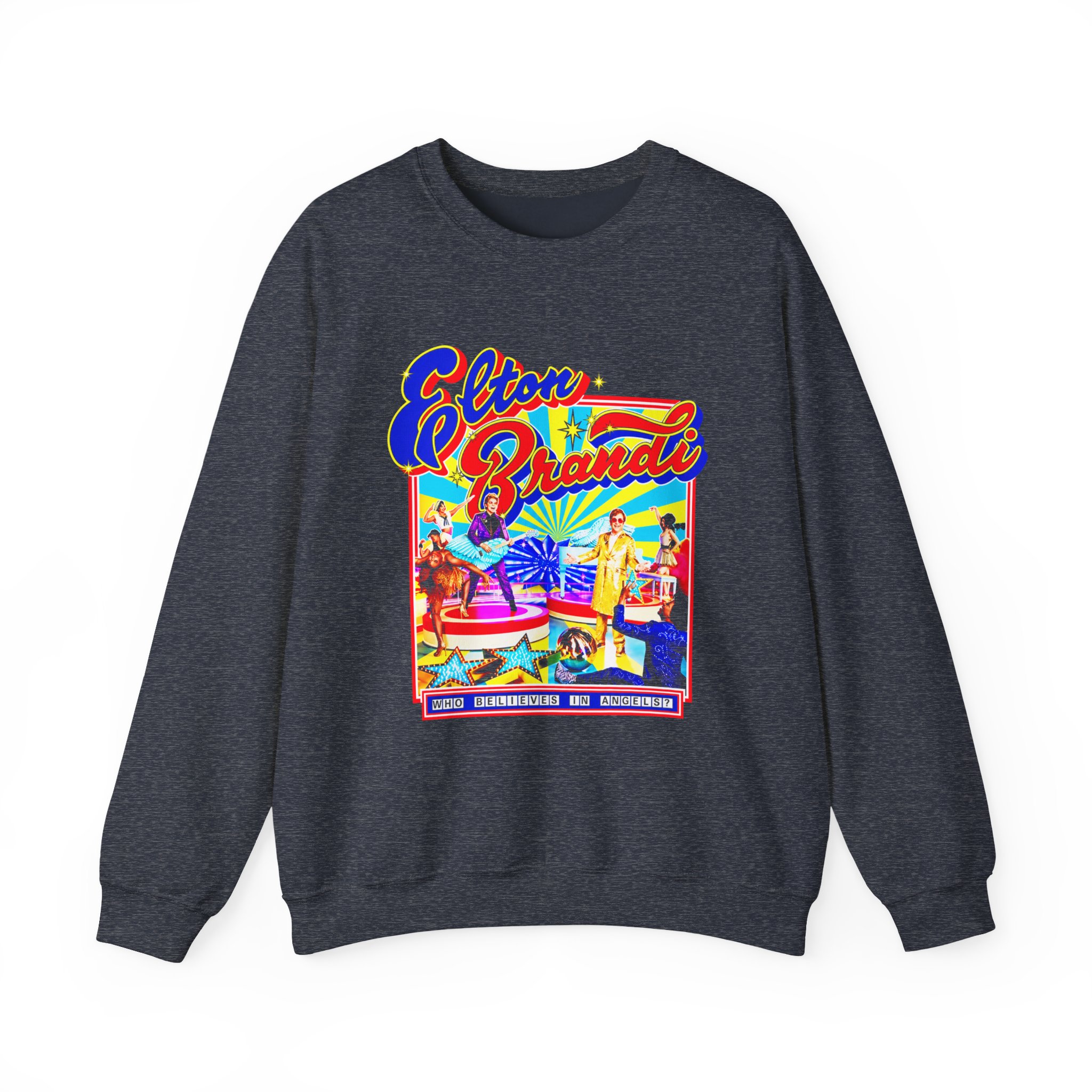 Ej Farewell Who Believes in Angels Unisex Heavy Blend™ Crewneck Sweatshirt - Image 9