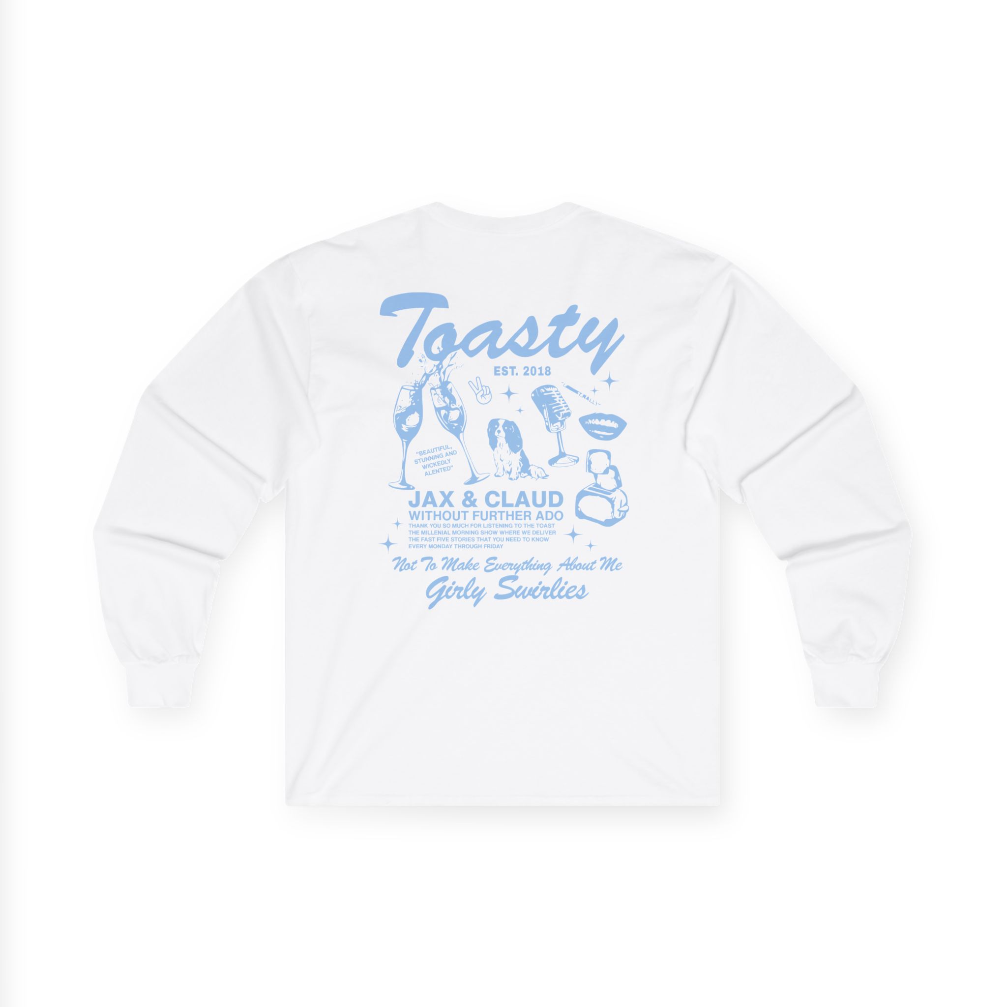 The Toast Toasty Boyfriend Unisex Ultra Cotton Long Sleeve Tee - Image 2