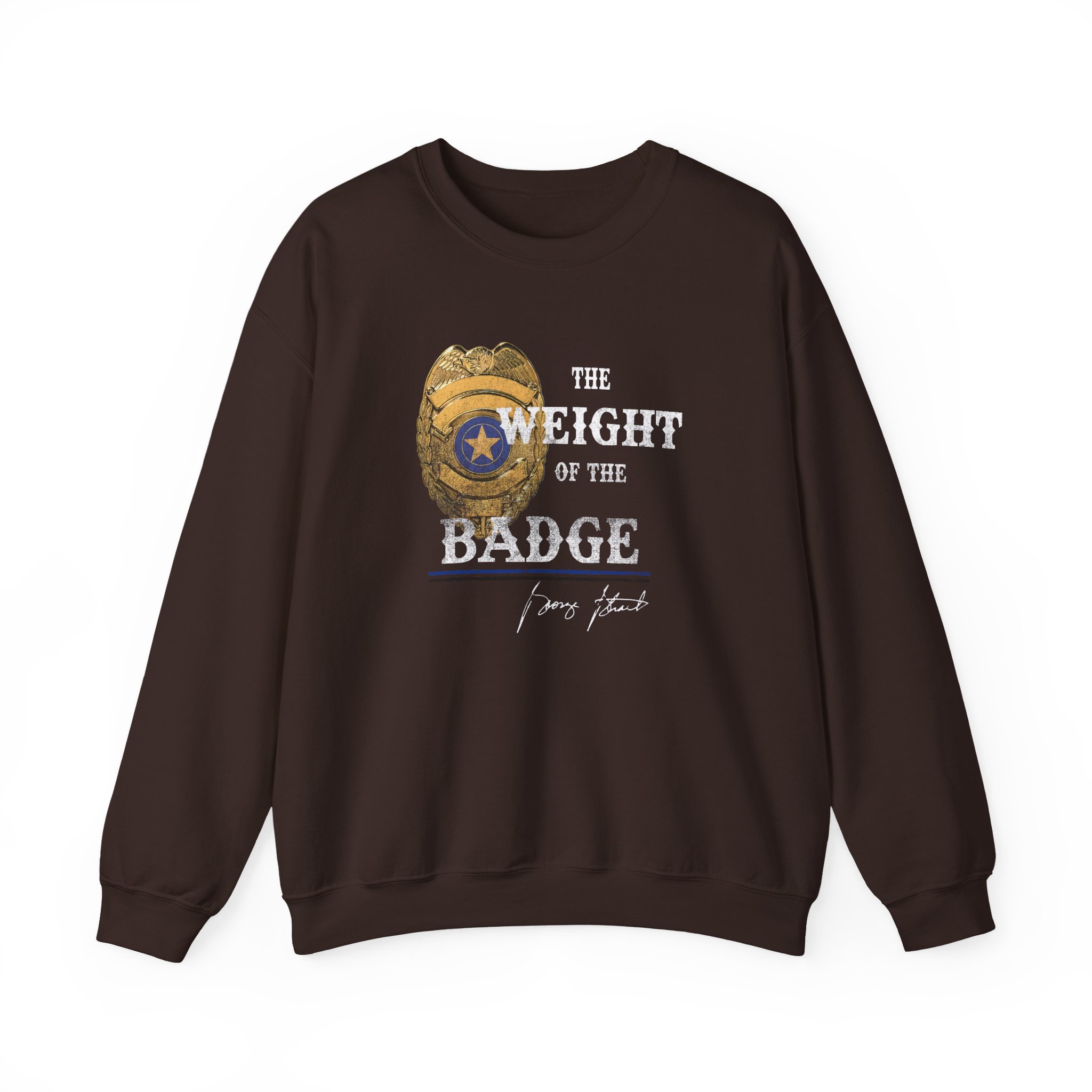 George Strait Gold Badge Unisex Heavy Blend™ Crewneck Sweatshirt - Image 3